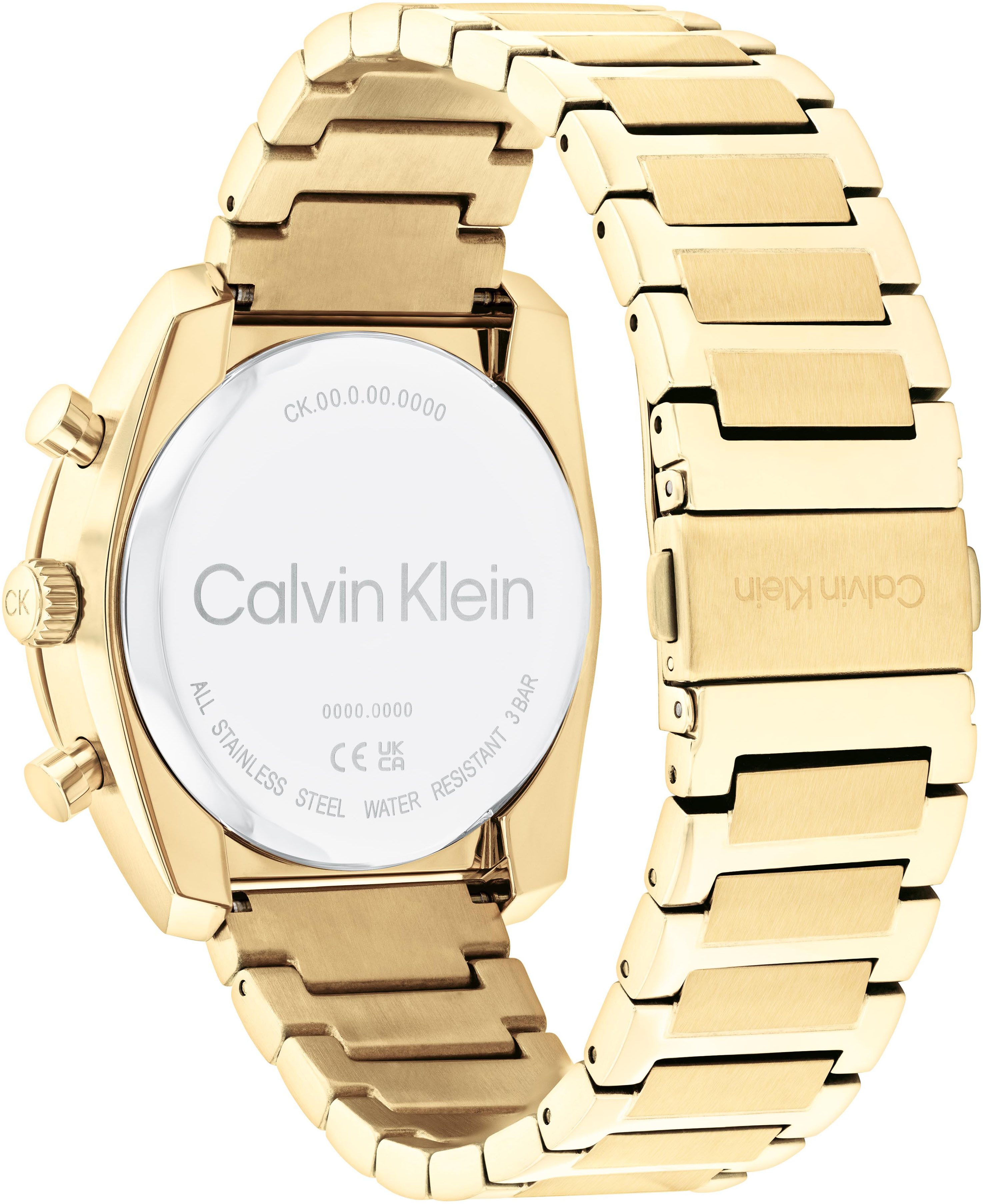 Calvin Klein Multifunctioneel horloge CK FLEX Horloge, quartz, herenhorloge, dag, weekdag, stalen band