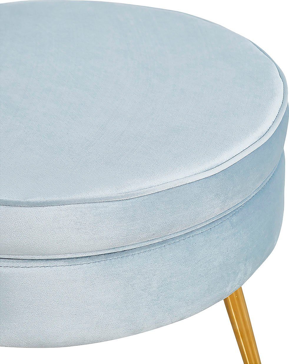 SalesFever Hocker Clam met hoog zitkussen