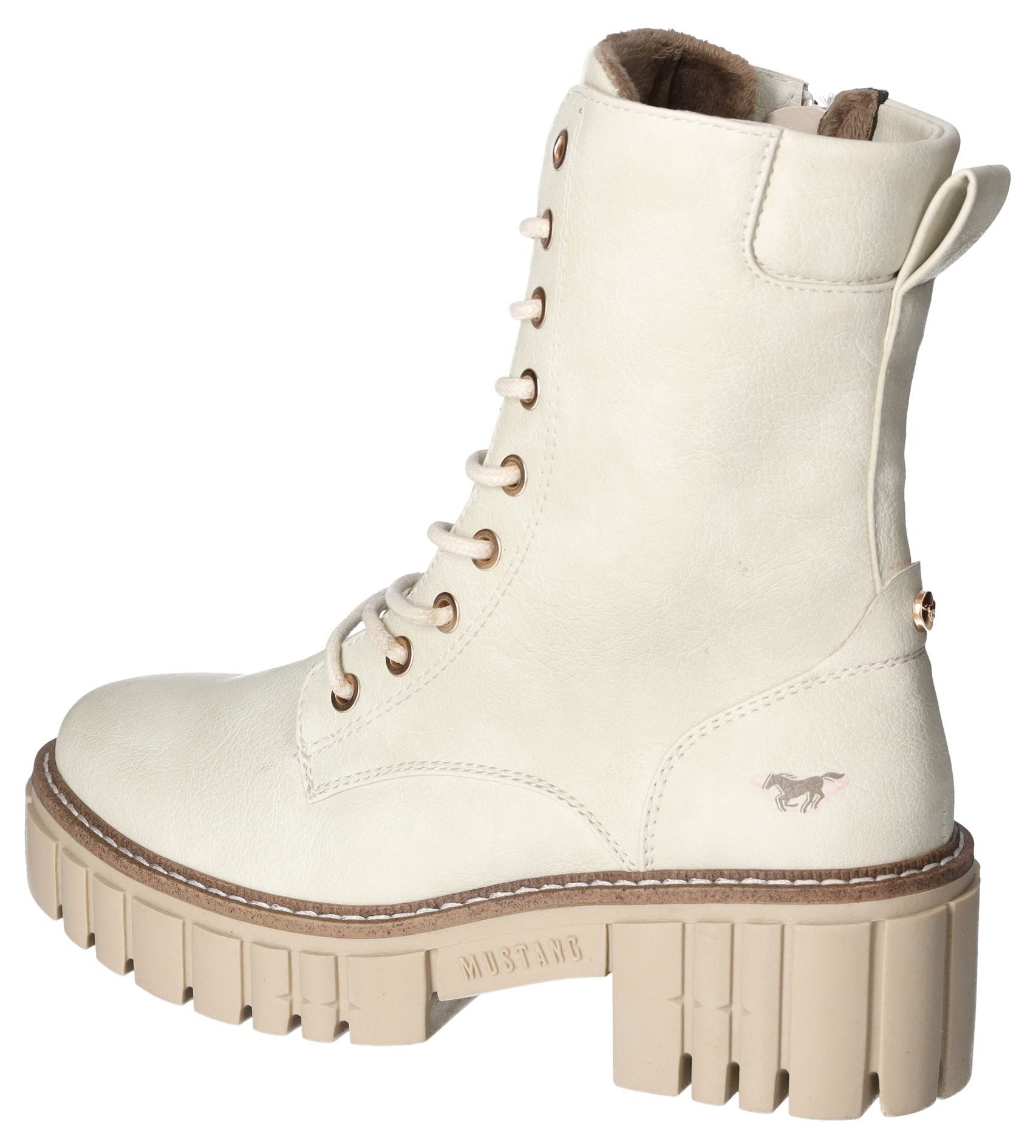 Mustang Shoes Veterschoenen hakken, veterschoenen met sterke profielzool