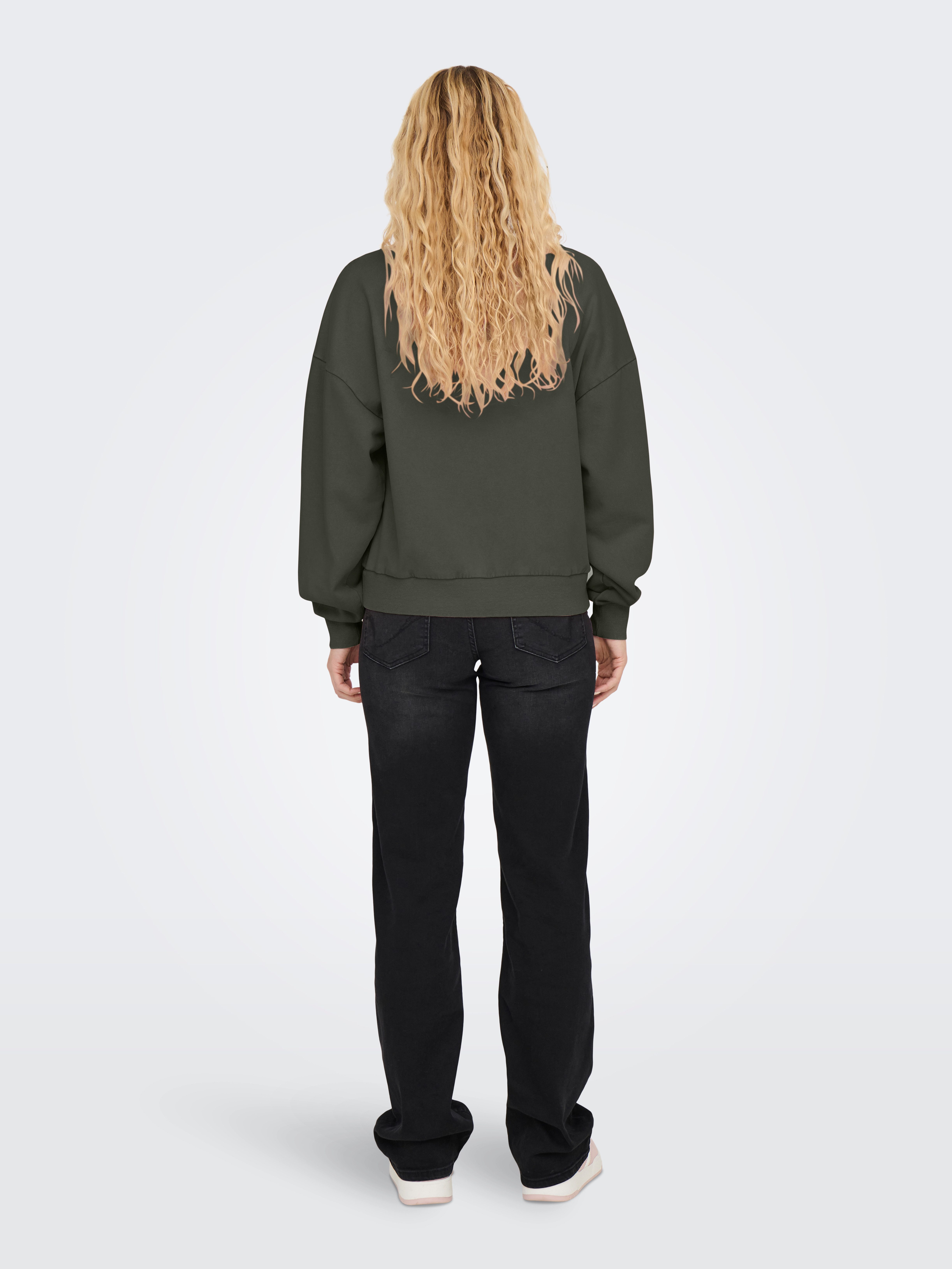 Only Sweatshirt ONLPENELOPE L/S BEADS O-NECK SWT