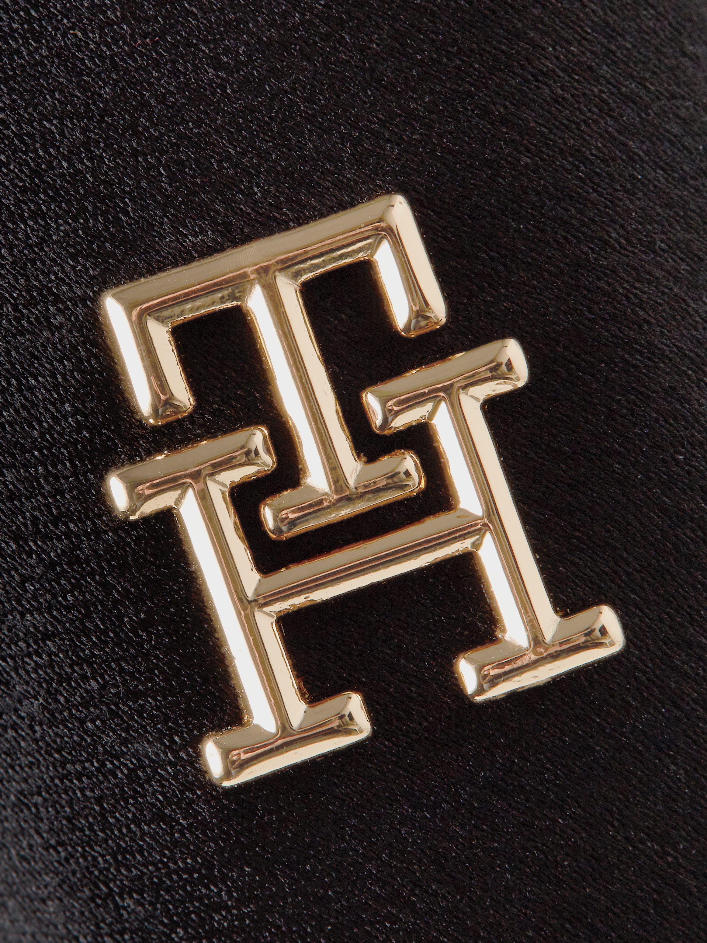 Tommy Hilfiger Hoofdband ELEVATED CHIC HEADBAND Logo-embleem, zachte aanraking, premium haarband