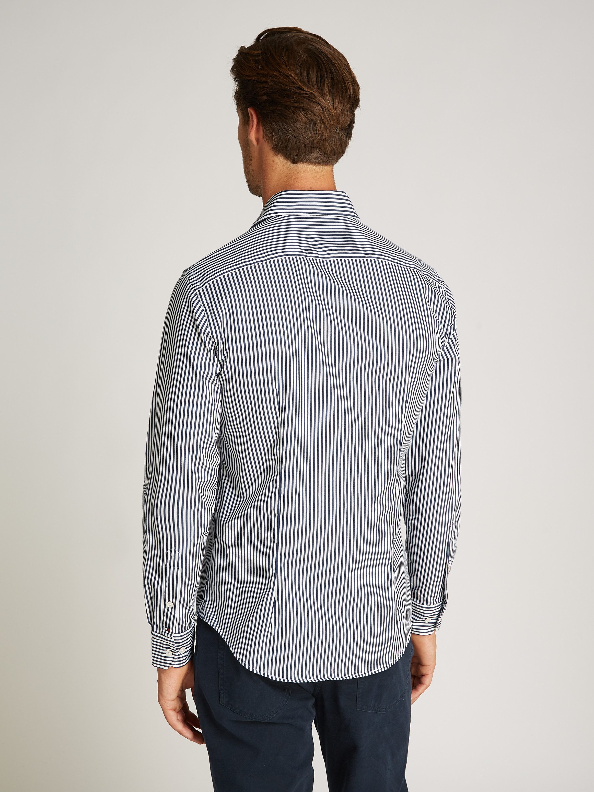 Tommy Hilfiger Overhemd met lange mouwen FLEX POPLIN CLASSIC STP RF SHIRT
