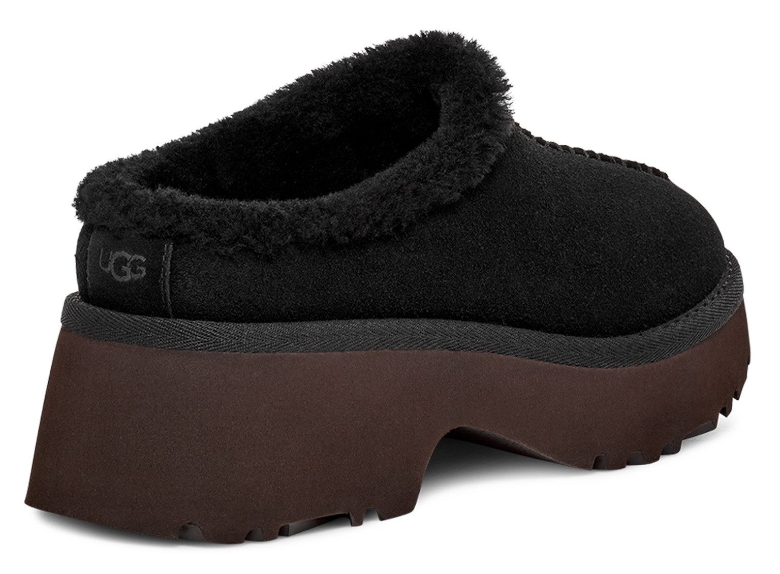 UGG Clogs NEW HEIGHTS COZY CLOG mule, flats, pantolette, plateau schoen met gepolsterde voetbed