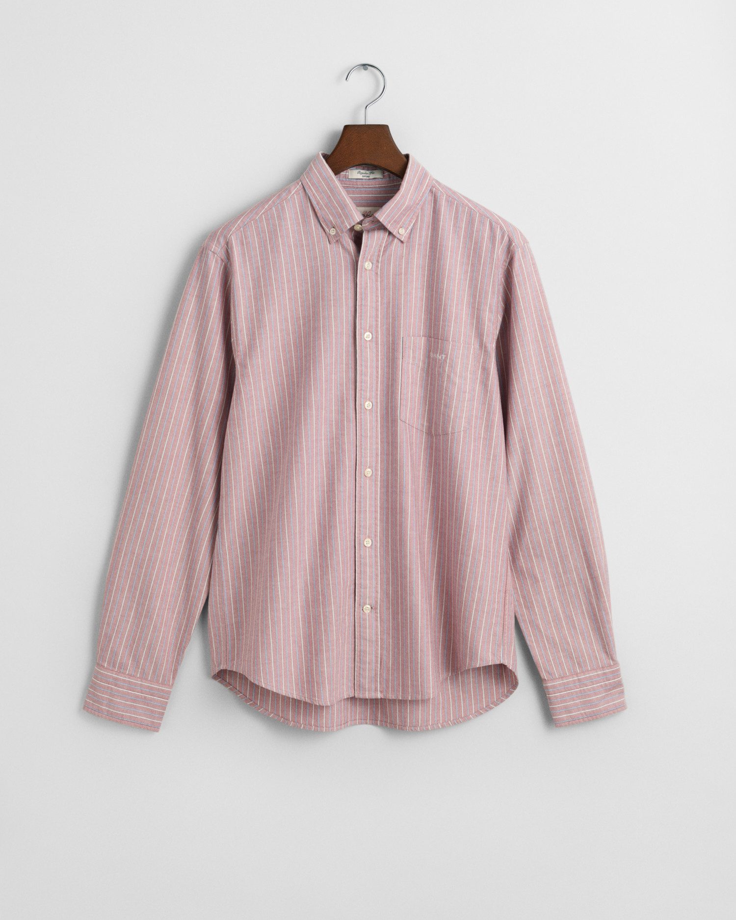 Gant Overhemd met lange mouwen REG OXFORD STRIPE SHIRT unisex, in lichte oxford-kwaliteit