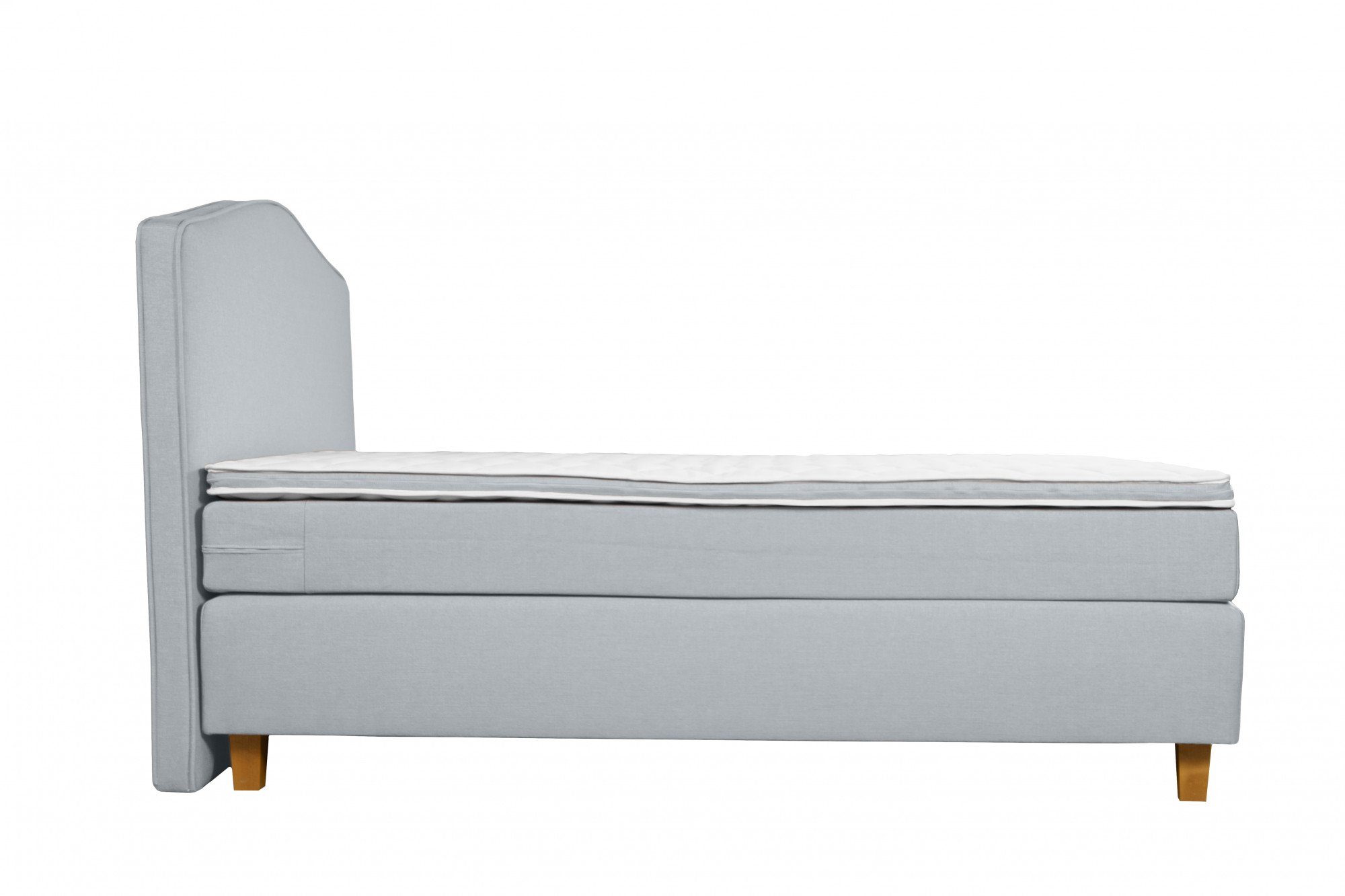 INOSIGN Boxspring Jalma Poten van massief berkenhout, incl. topmatras