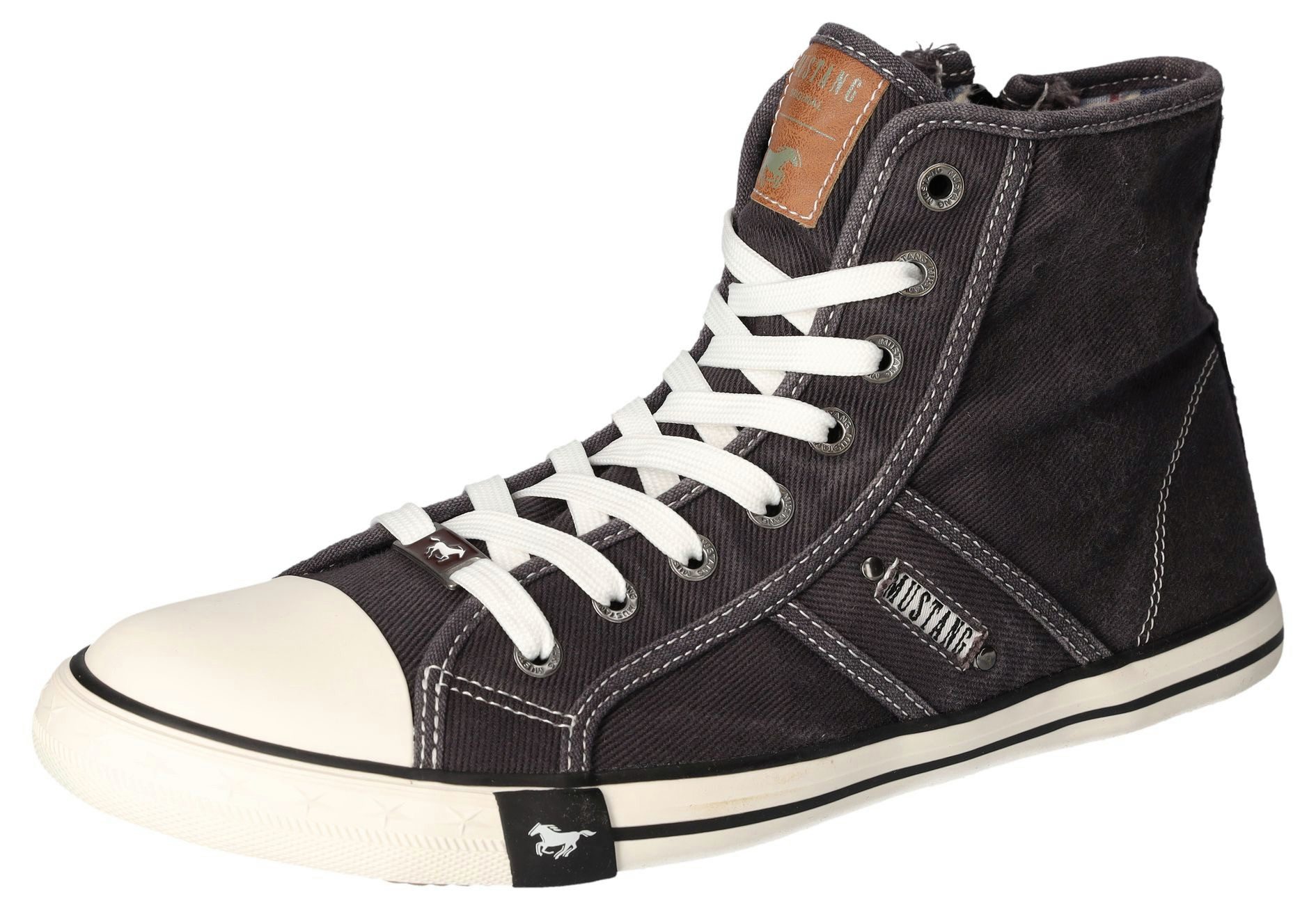 Mustang Shoes Sneakers , veterschoenen, bikerboots met rits