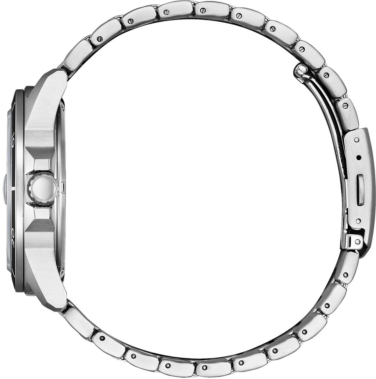 Citizen Solarhorloge AW1810-85L Horloge, herenhorloge, roestvrijstalen band, tot 10 bar waterdicht, datum