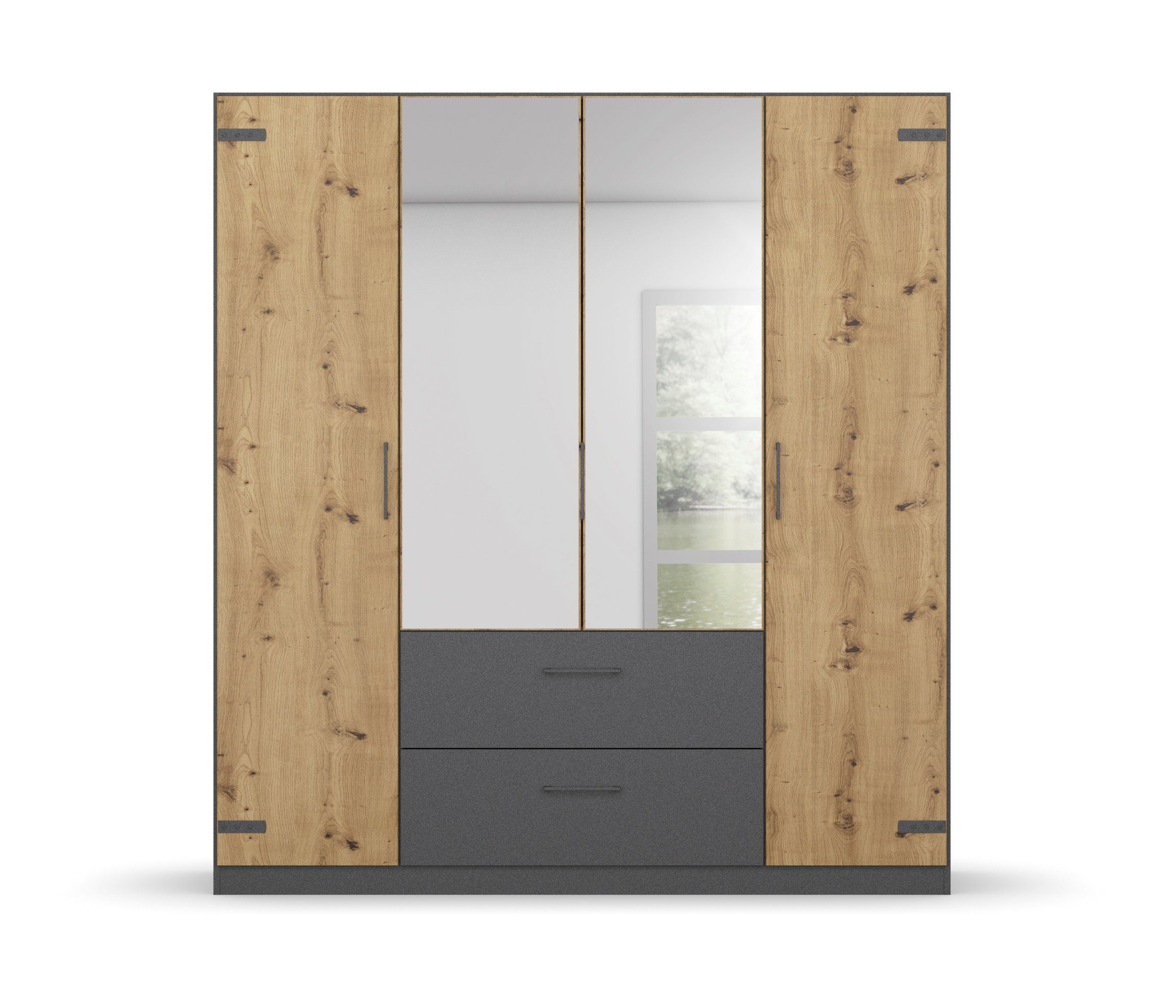 rauch Kastenset Holmes met applicaties "industrial style"