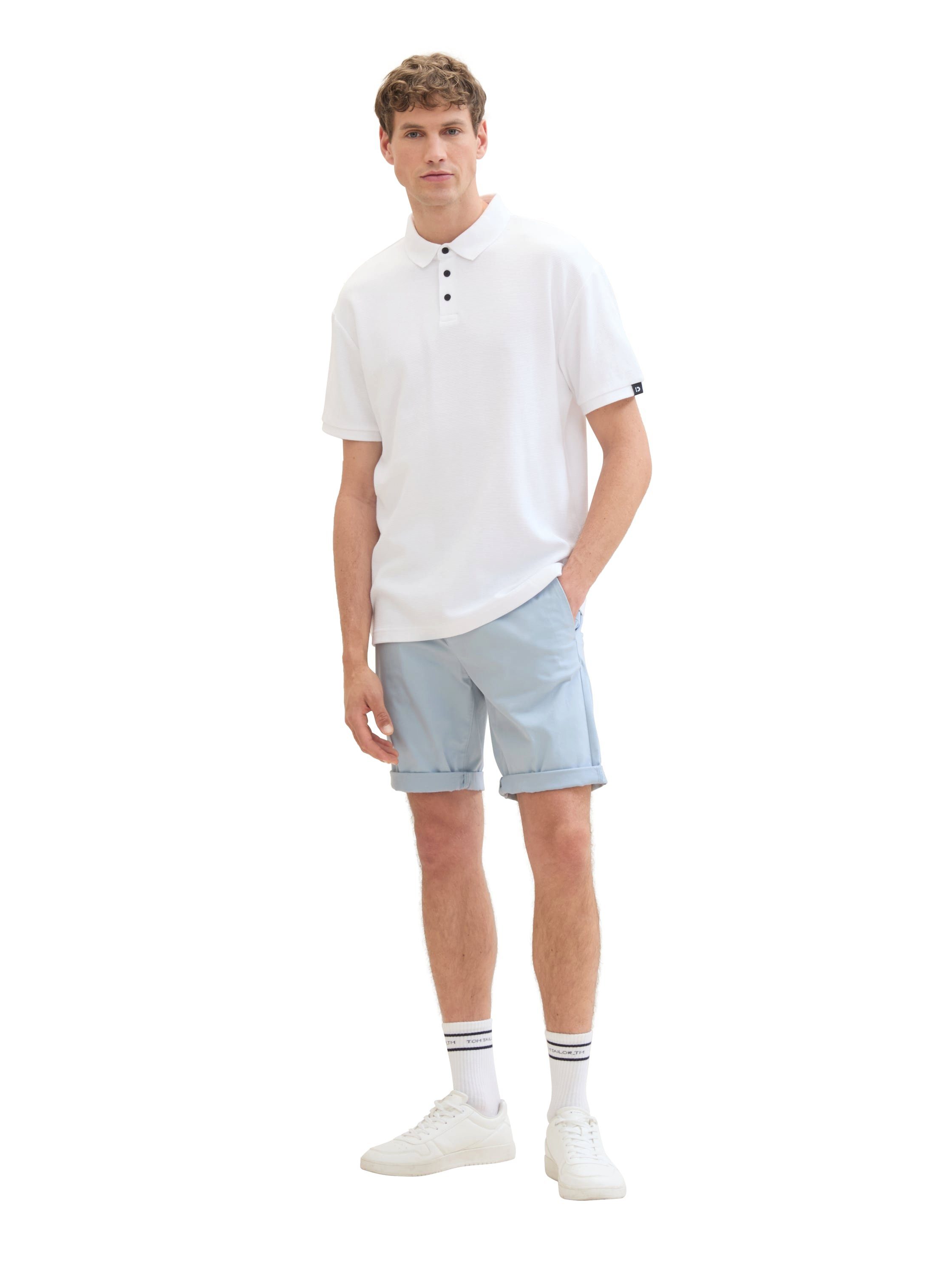 Tom Tailor Denim Chino-short Zomerbroek met steekzakken en stretch