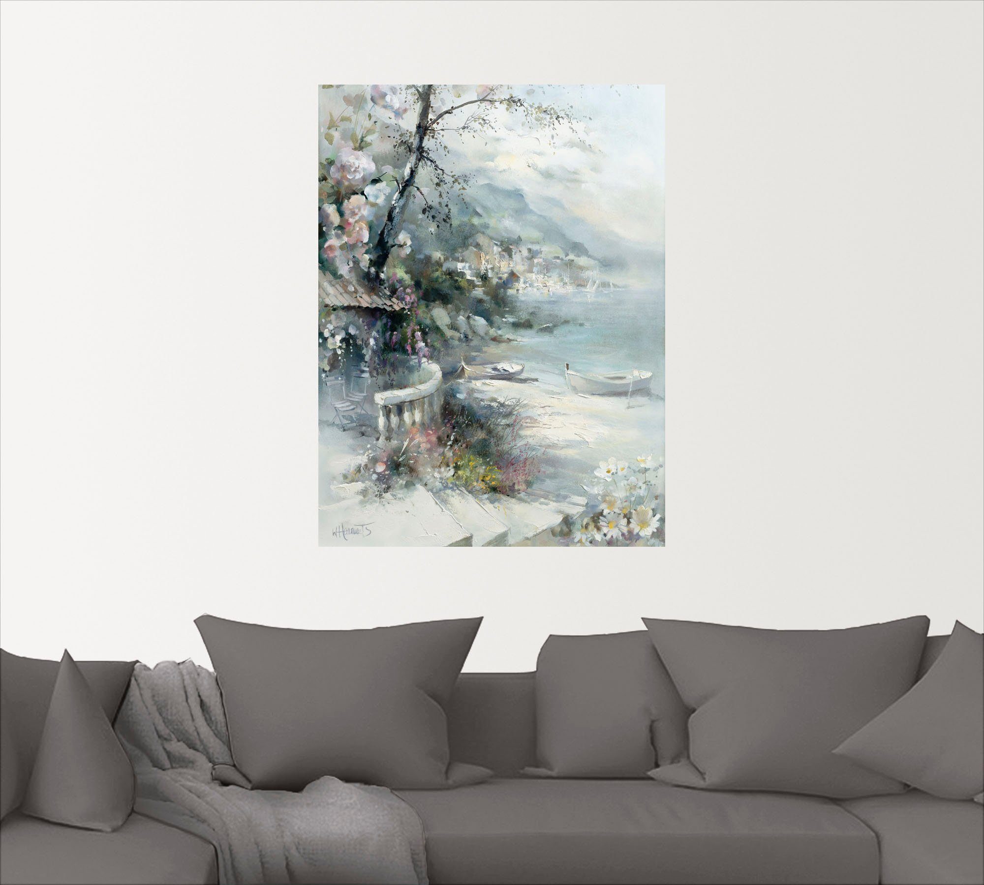 Artland Artprint Baaizijde I als artprint op linnen, poster, muursticker in verschillende maten