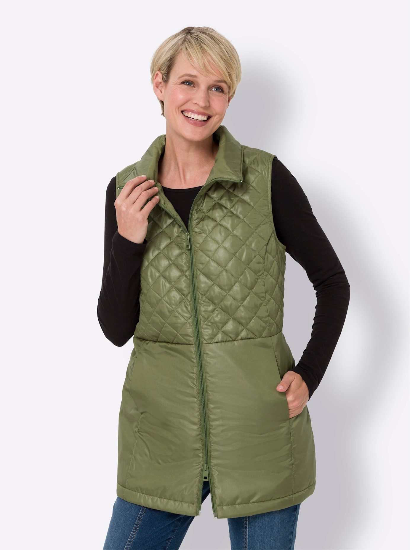Classic Basics Lang gilet