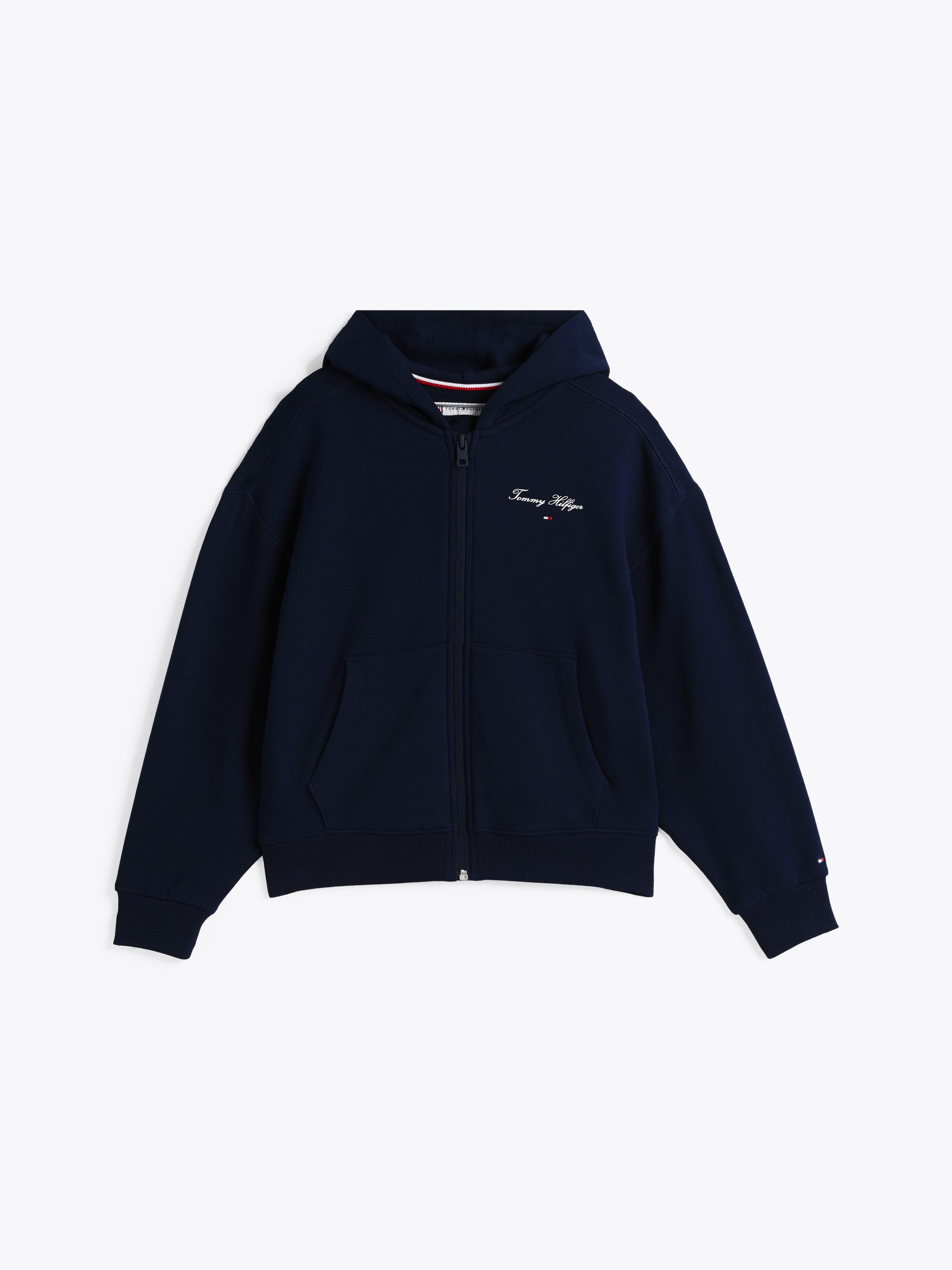 Tommy Hilfiger Sweatvest VARSITY ZIP THROUGH met logo aan de voorkant en achterkant