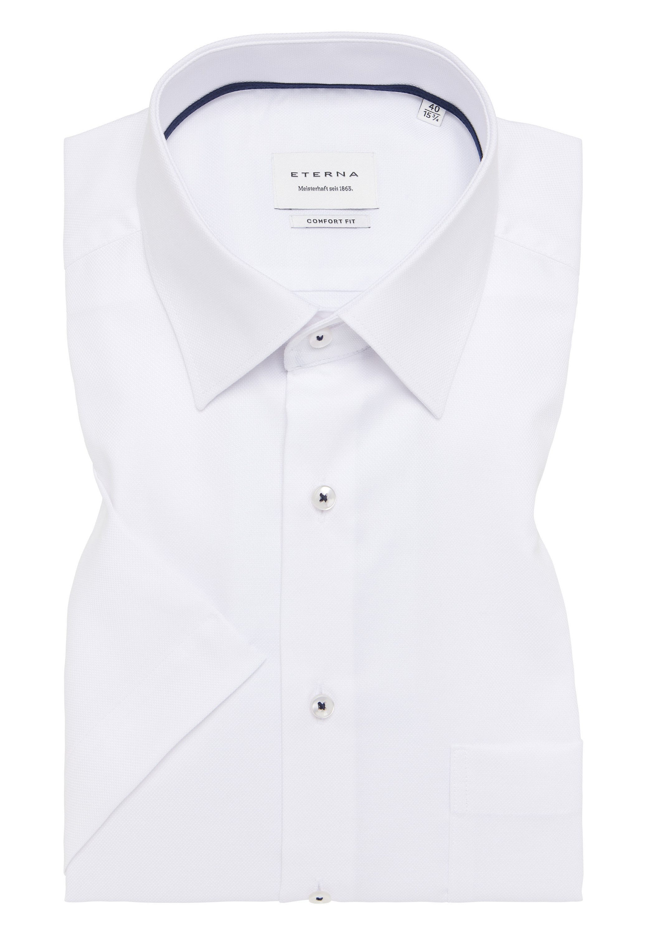Eterna Overhemd met korte mouwen Comfort fit