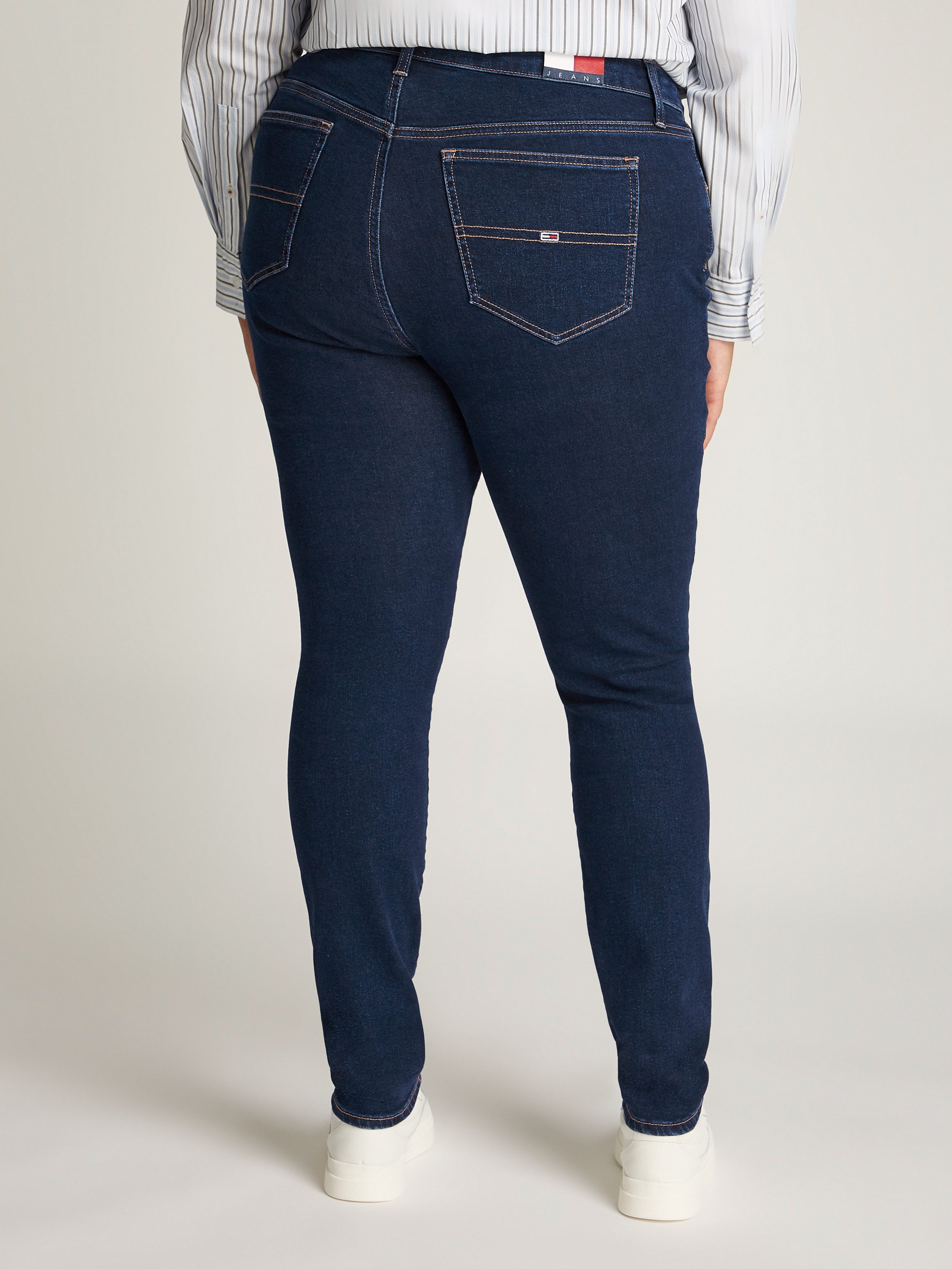 Tommy Jeans Curve Regular fit jeans CRV MELANY UH SSKN in grote maten in 5-pocket stijl
