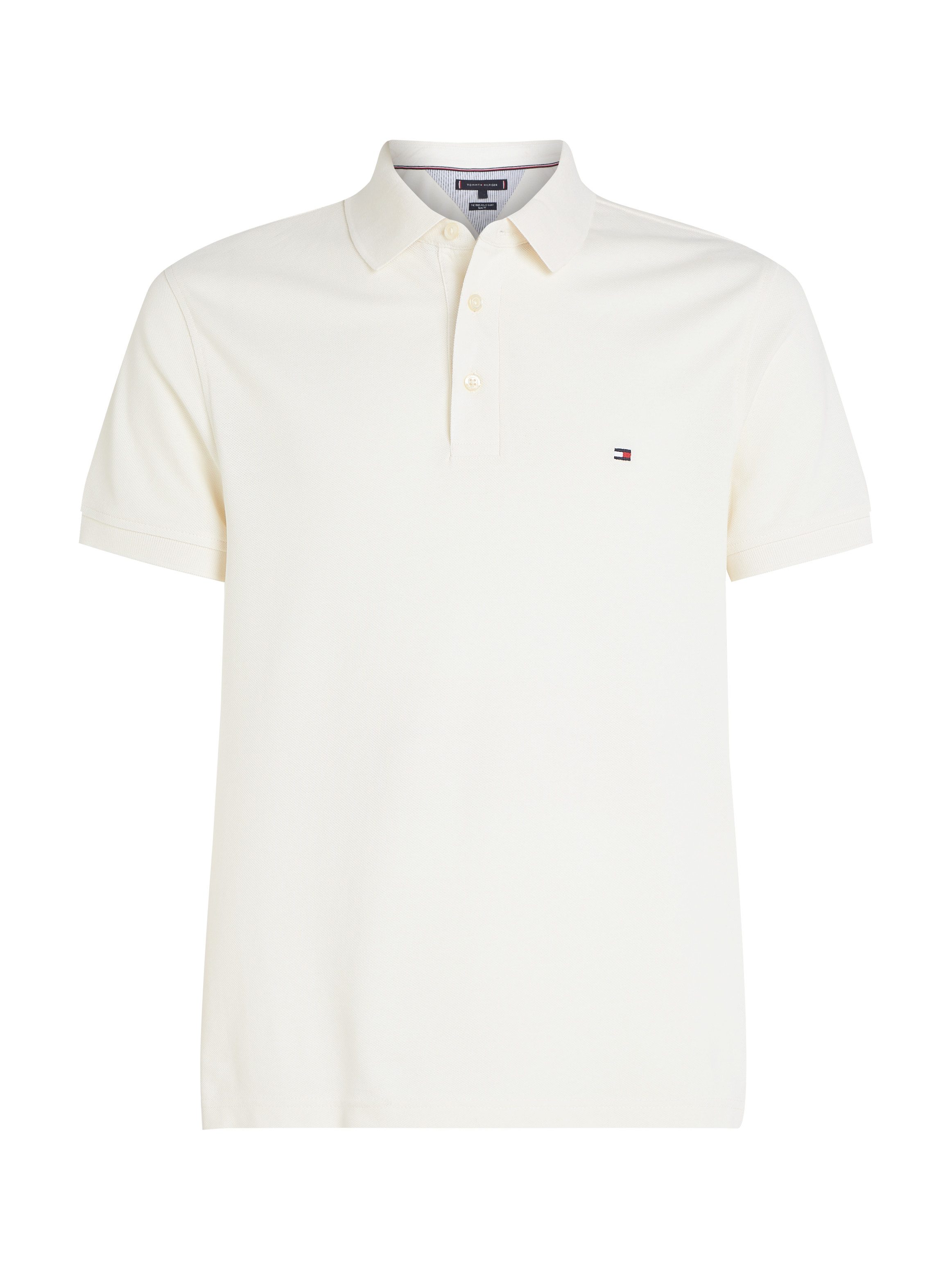 Tommy Hilfiger Poloshirt 1985 SLIM POLO van iets gestructureerd piqué