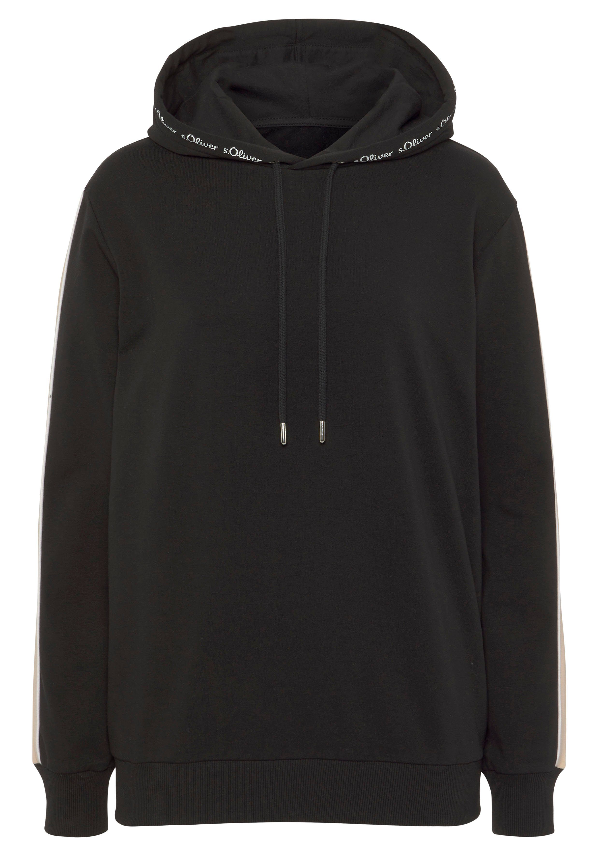 s.Oliver RED LABEL Beachwear Hoodie met contrasterende accenten loungewear (1-delig)