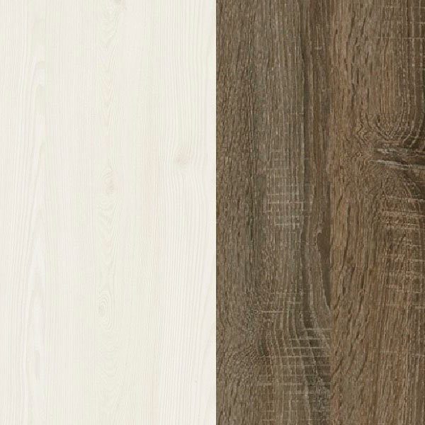 Home affaire Wandmeubel Larona, Woonwand, 3-delig set, bestaande uit 1 tv-kast, 1 hoge kast, 1 wandplank (3 stuks)