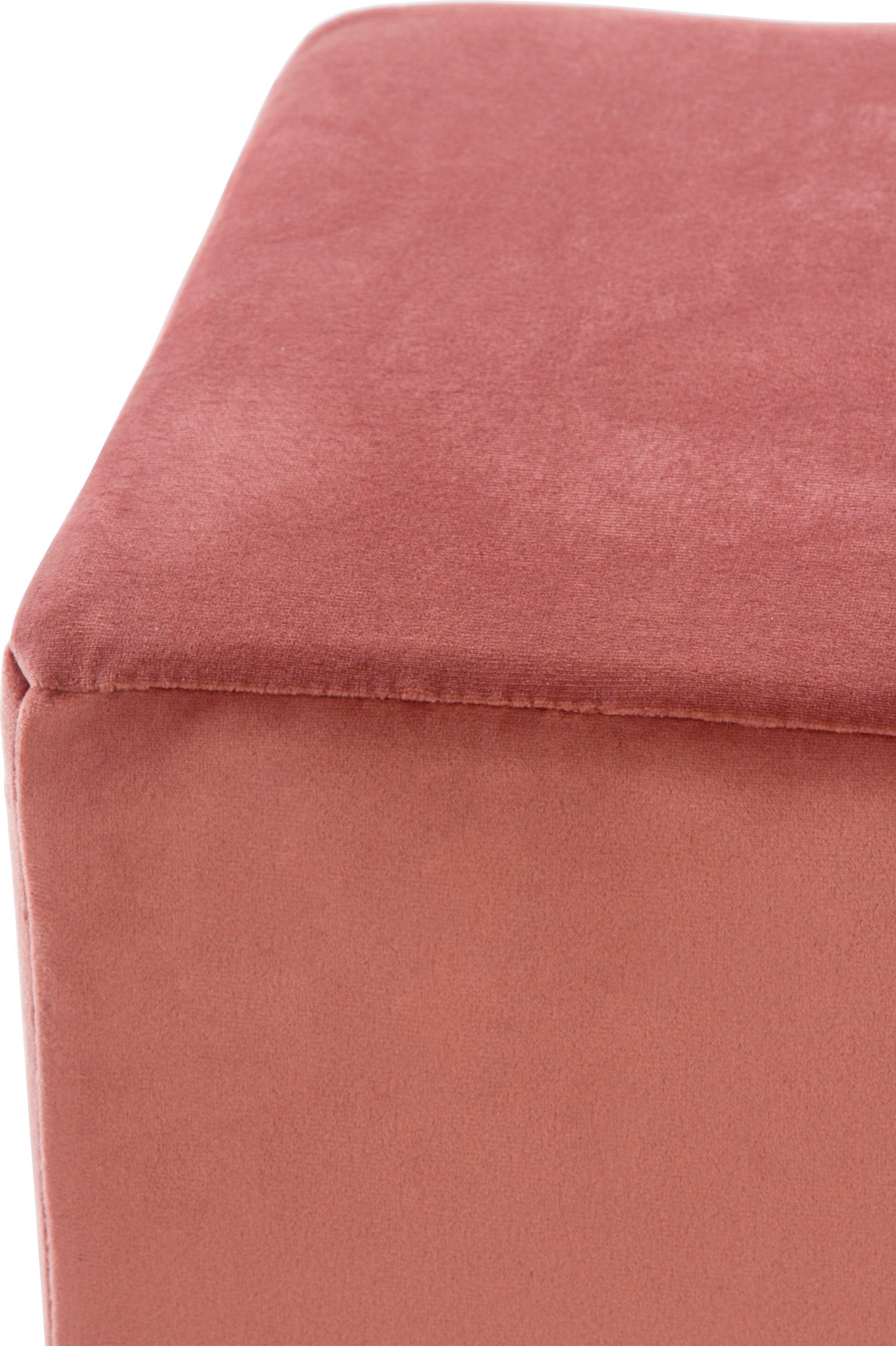 my Flair Hocker vierk. 4 poten naturel/oudroze
