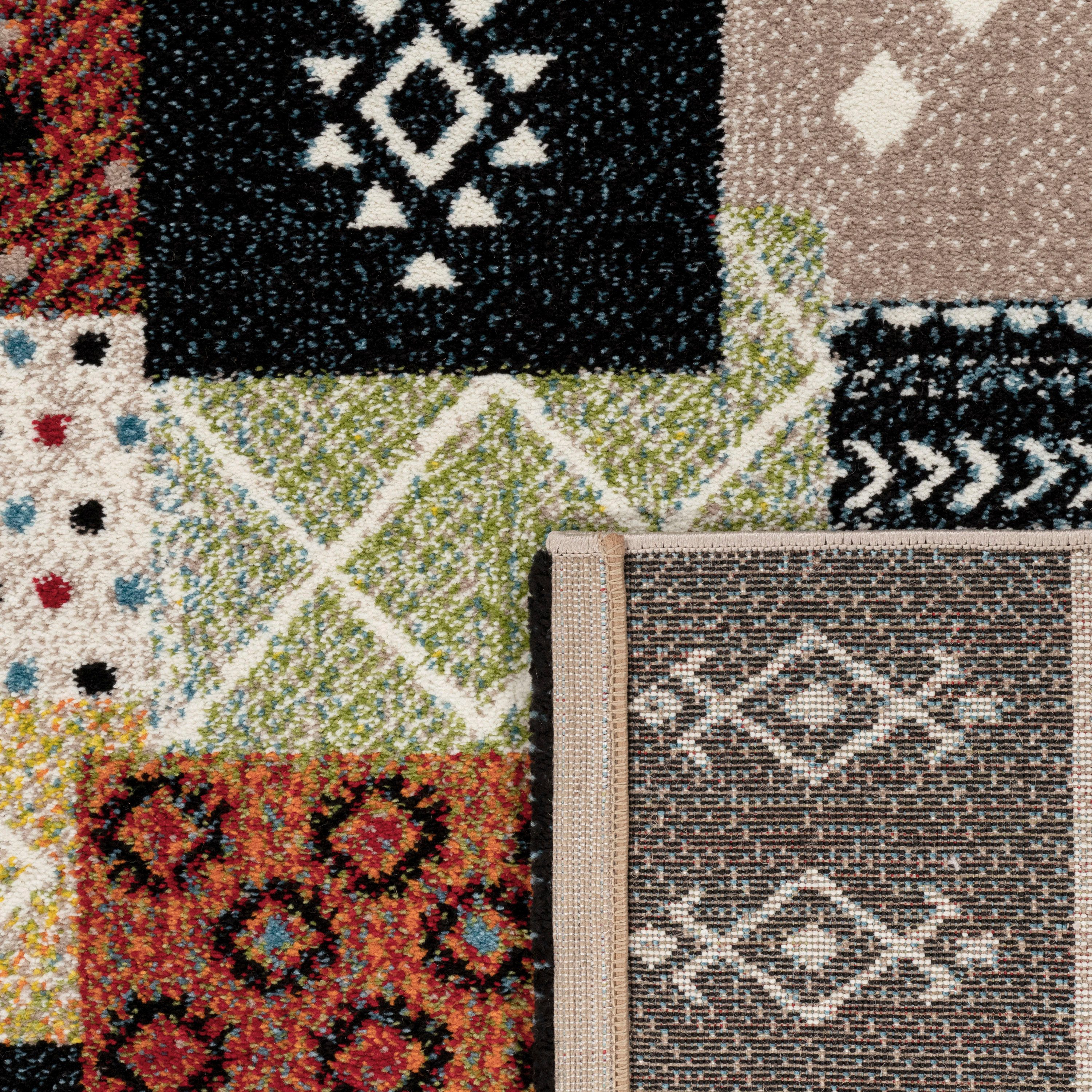 Paco Home Vloerkleed Nomaden 816 Korte pool, Gabbeh-design, patchworkdesign