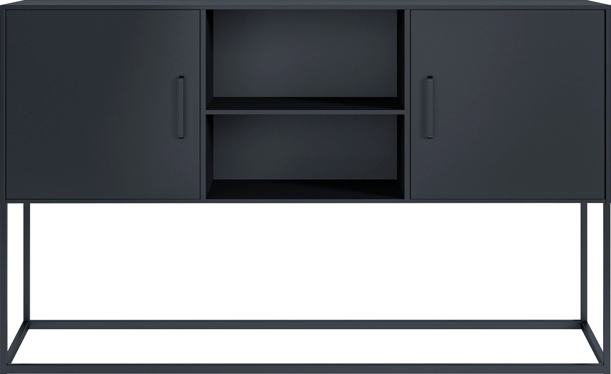 Homexperts Kast Rich designachtig metalen meubel, ideaal als kast of tv-meubel