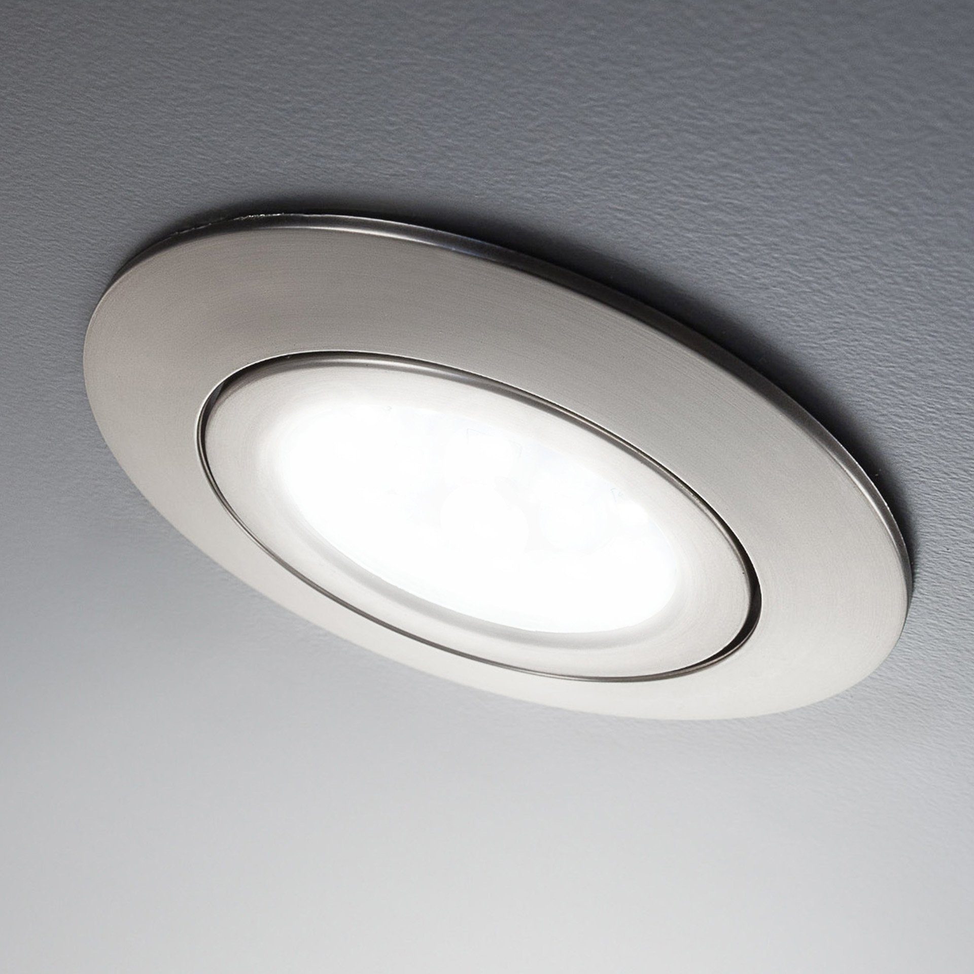 B.K.Licht Ledinbouwlamp 6-delige set inbouwspots, dimbaar, draaibaar, LED inbouwspots