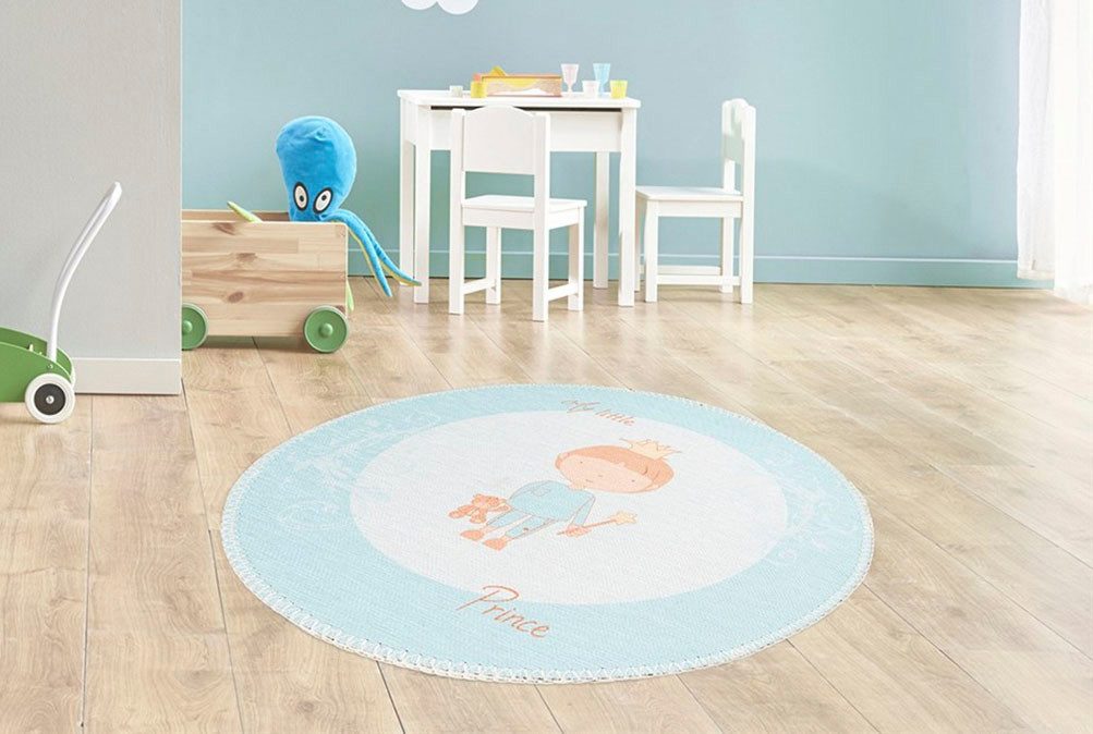 aRTE ESPINA Kindervloerkleed Bambini 300 Fantasierijk bedrukte kindertapijt, aangename haptiek speelkleden blauw