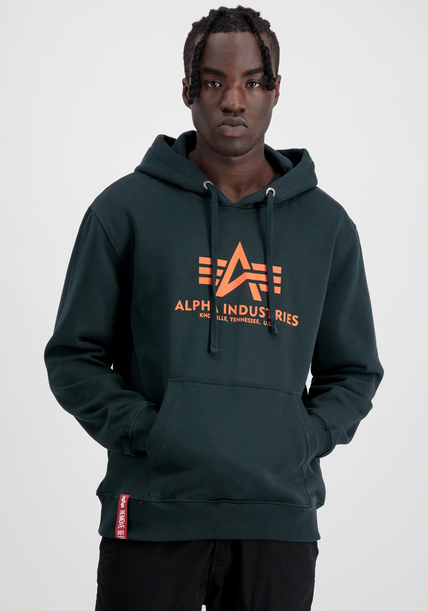 Alpha Industries Hoodie Basic hoodie heren hoodies maat M groen