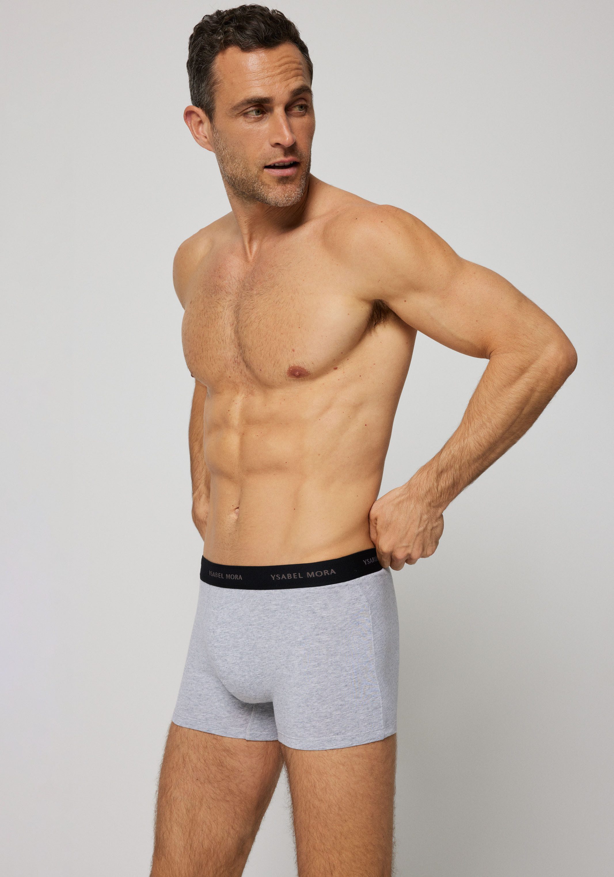 YSABEL MORA Boxershort met modern logo-band (Set van 3)