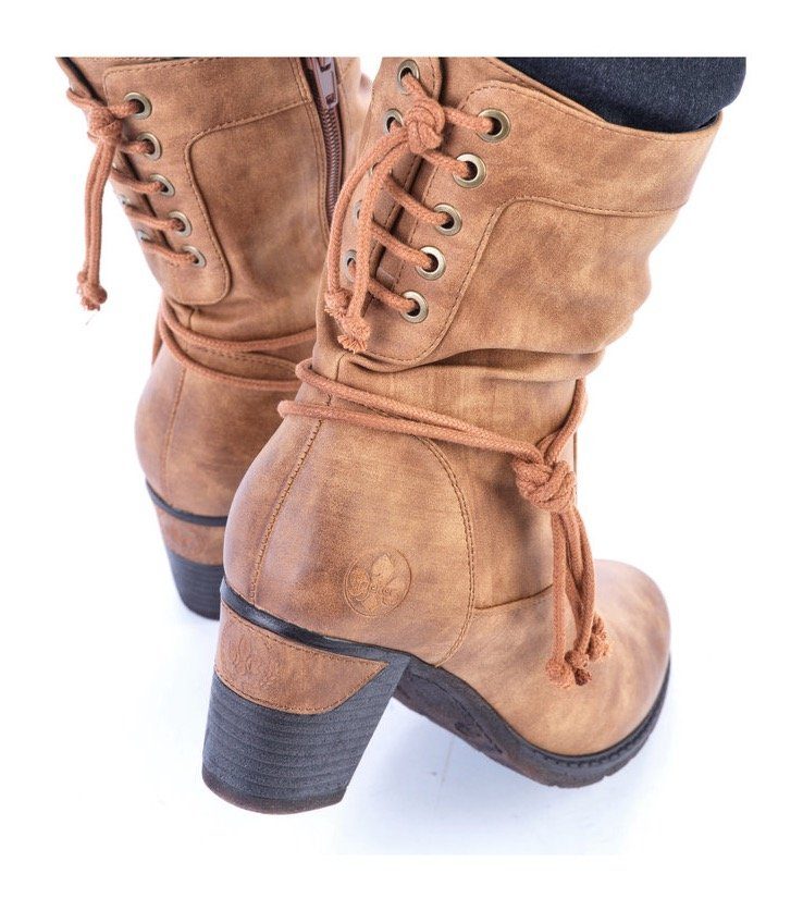 Rieker Cowboylaarsjes , westernlaarzen, laarzen met slouchy schacht