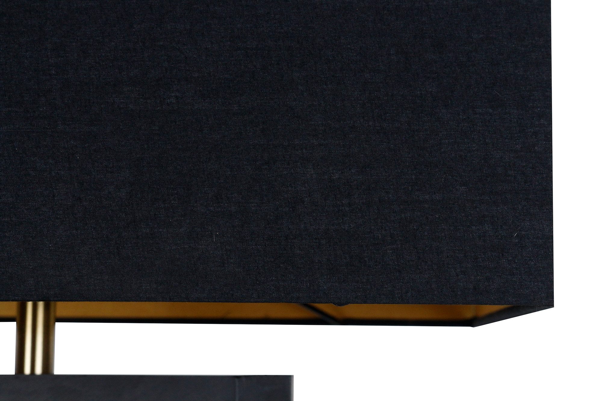 SalesFever Staande lamp Drijfhout Scherm binnenin goudkleur (1 stuk)