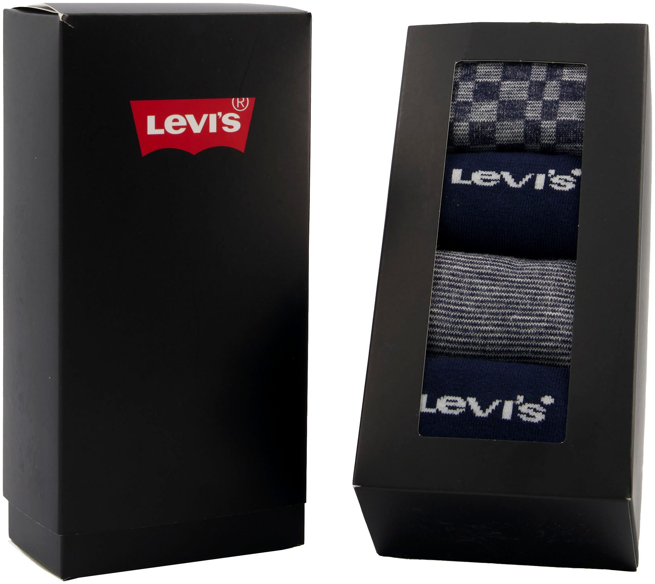 Levi's® Sokken met opvallend patroon (4 paar)