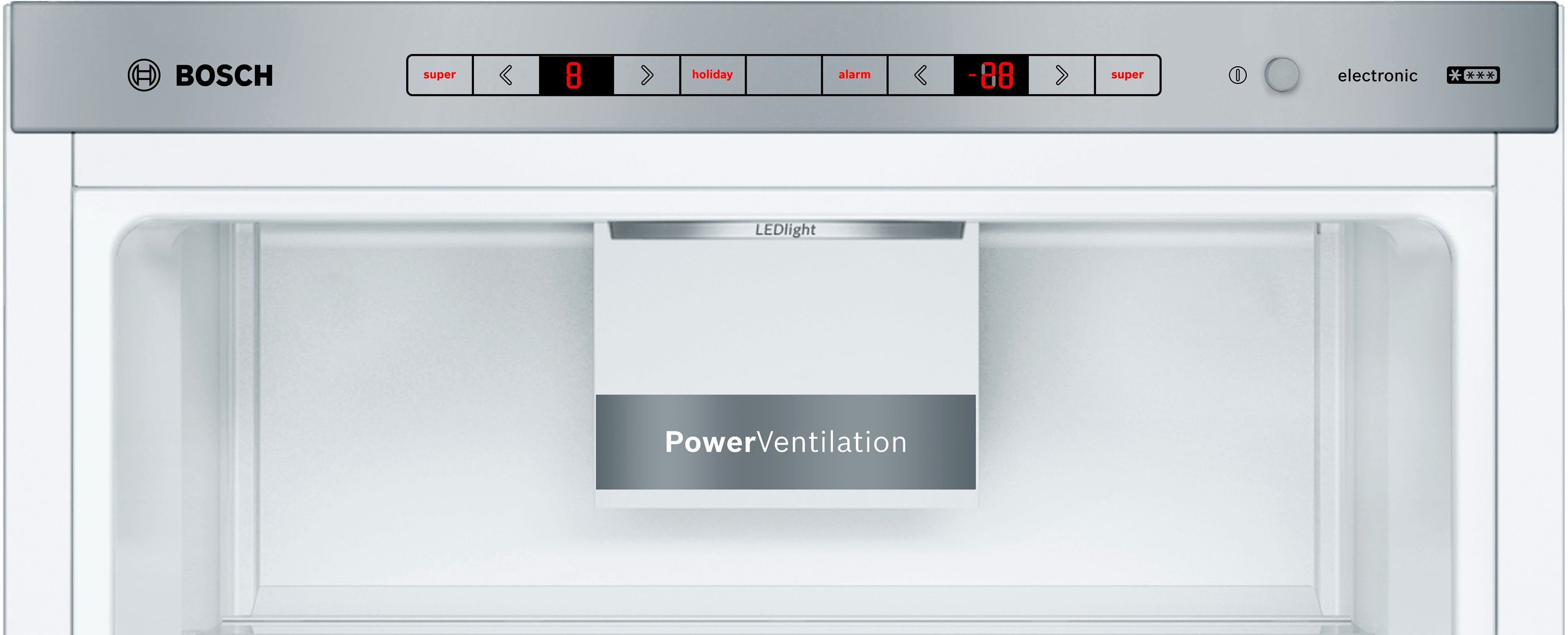 BOSCH Koel-vriescombinatie KGE49AICA XXL capaciteit van 419 liter