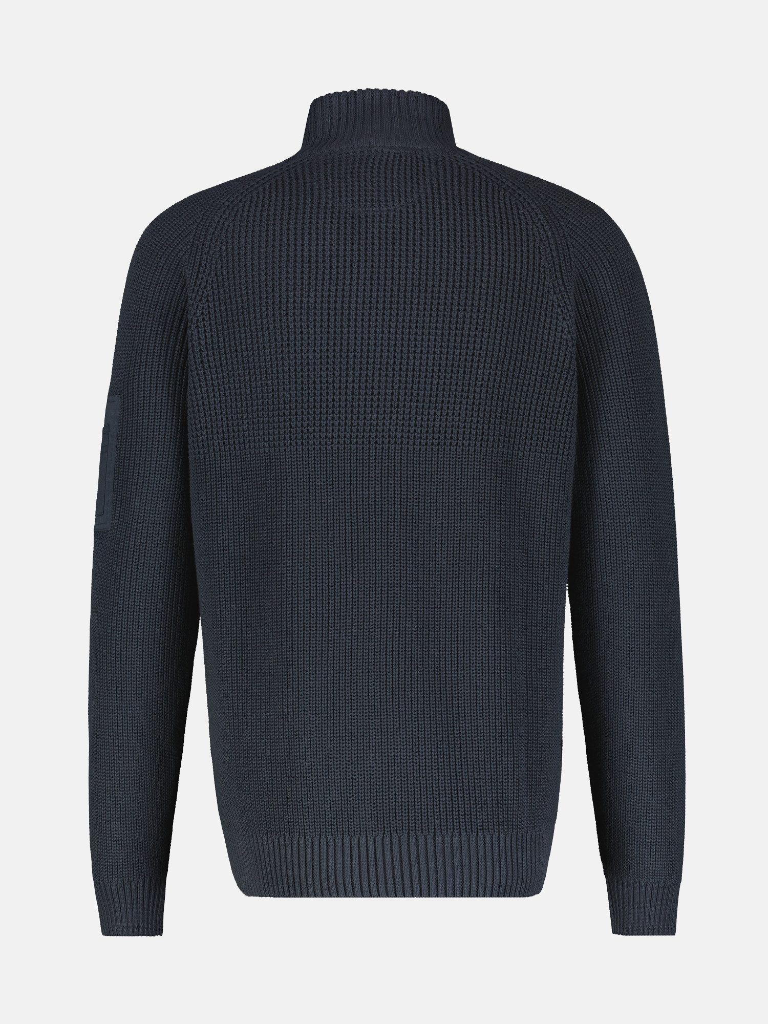 Lerros Vest LERROS brei jack voor heren, grof geribbeld