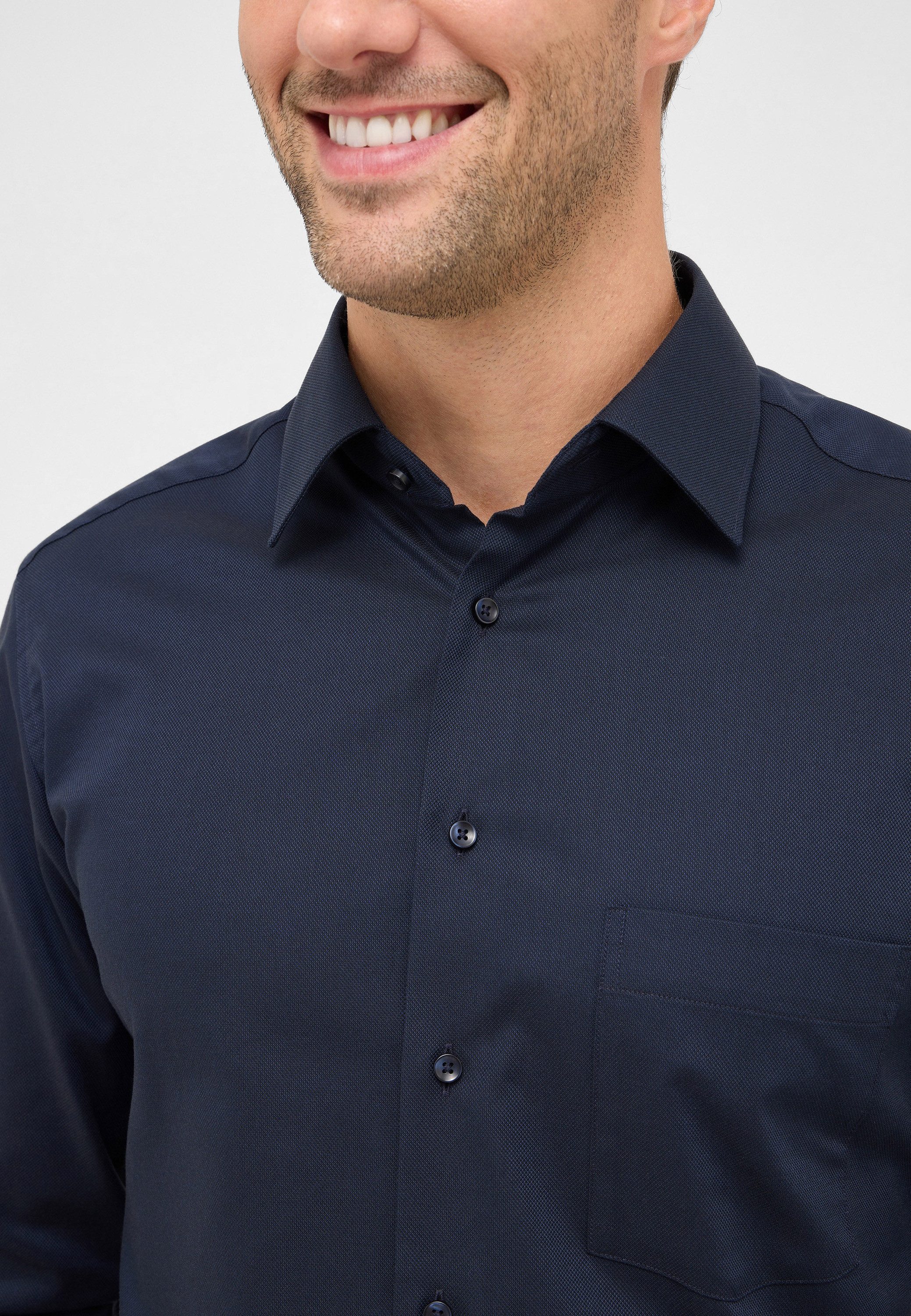 Eterna Overhemd met lange mouwen MODERN FIT NON IRON (strijkvrij)
