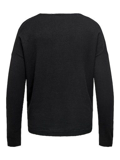 ONLY CARMAKOMA Trui met V-hals CARMARGARETA LS PULLOVER KNT NOOS