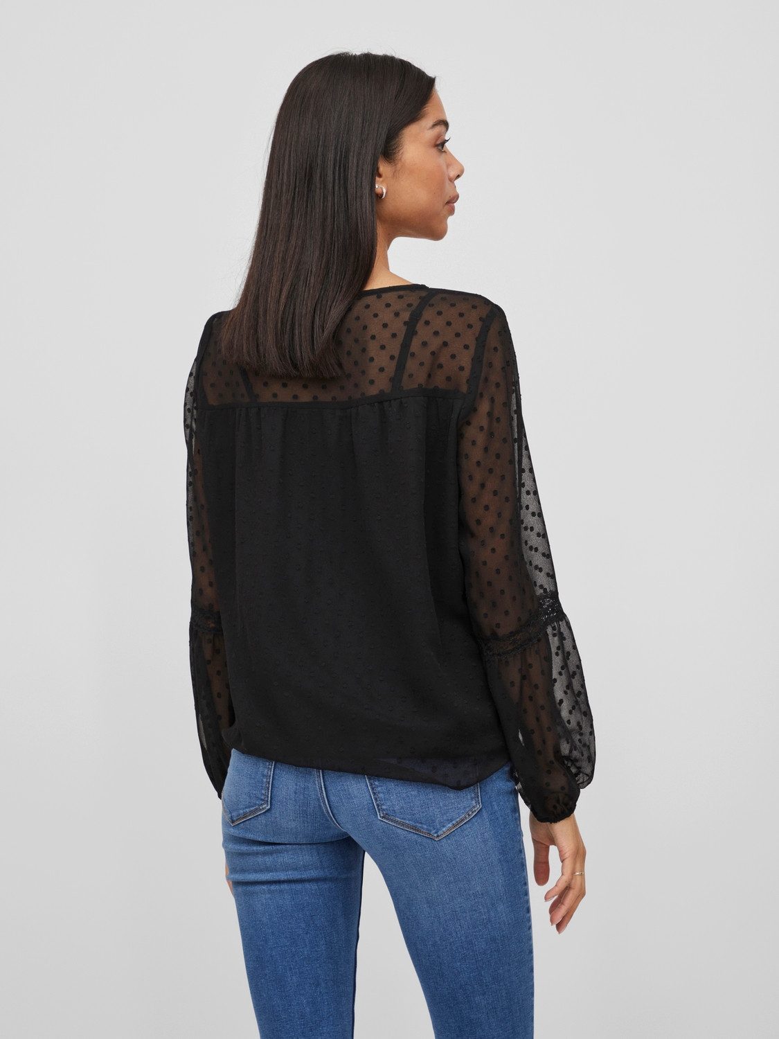 Vila Shirt VIEDEE L/S TOP - NOOS