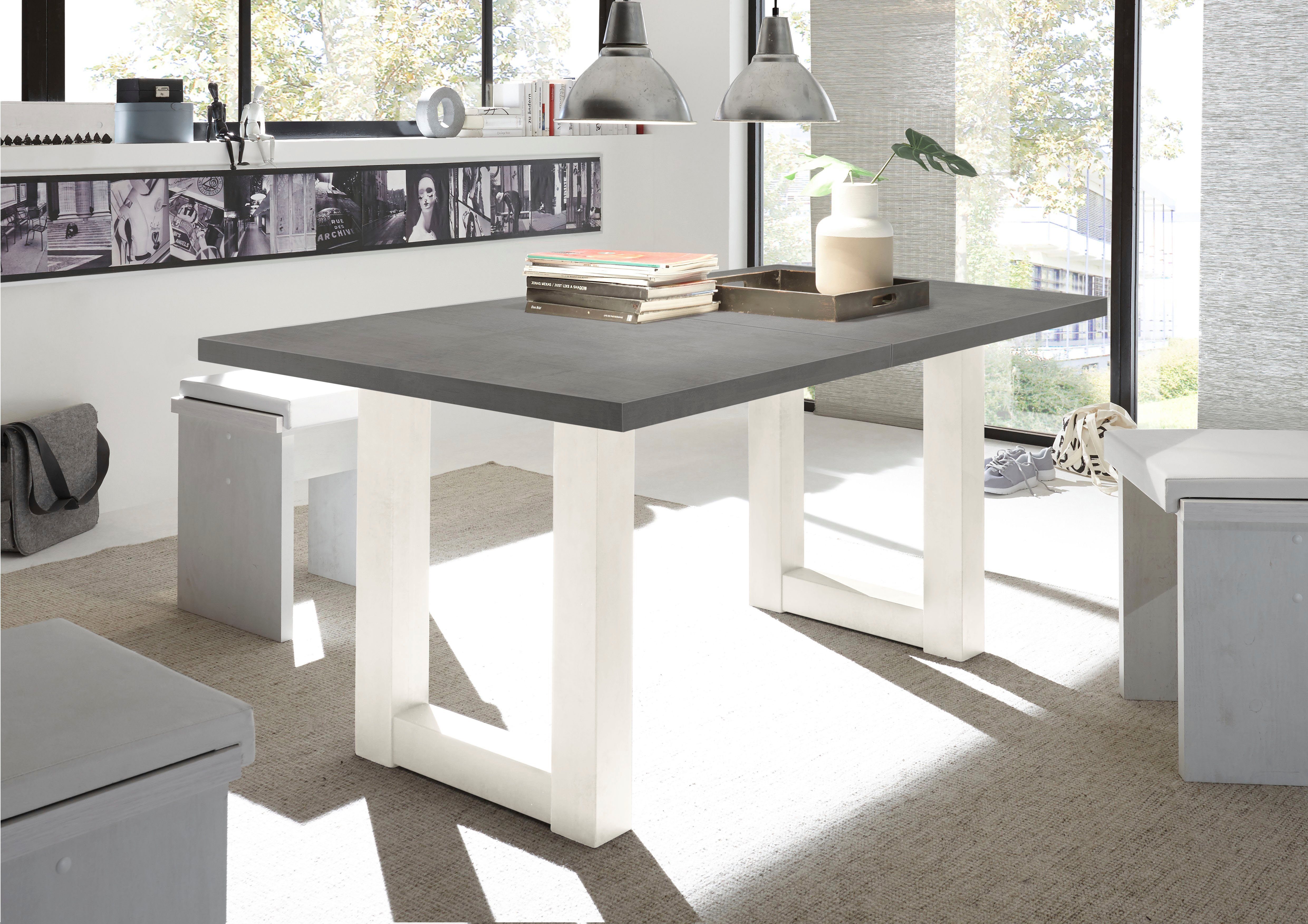 Mäusbacher Eettafel Mister TOPSELLER! met lade (160-210 cm), frame in u-model