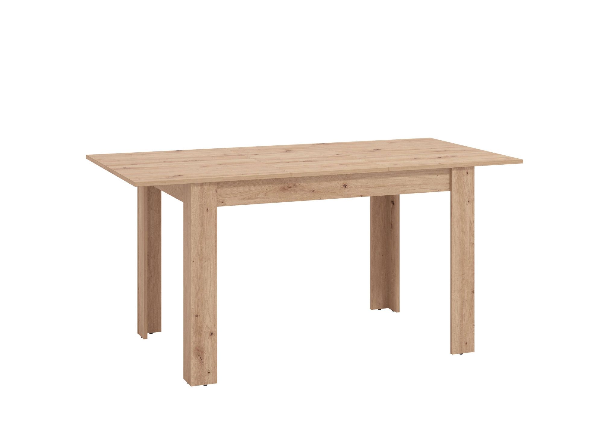 Home affaire Eettafel Hamar eettafel 120x80, Wit of Eiken Houten Keukentafel
