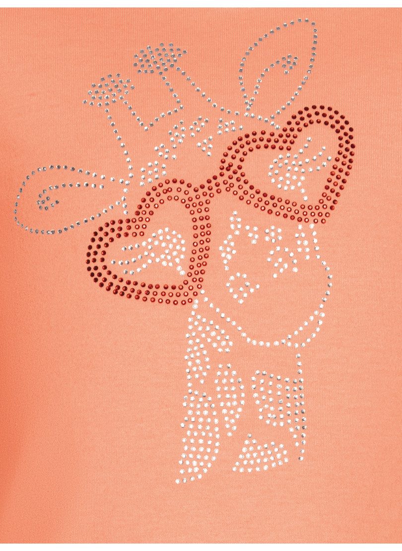Trigema T-shirt TRIGEMA T-shirt met glinsterend giraffenprint (1-delig)