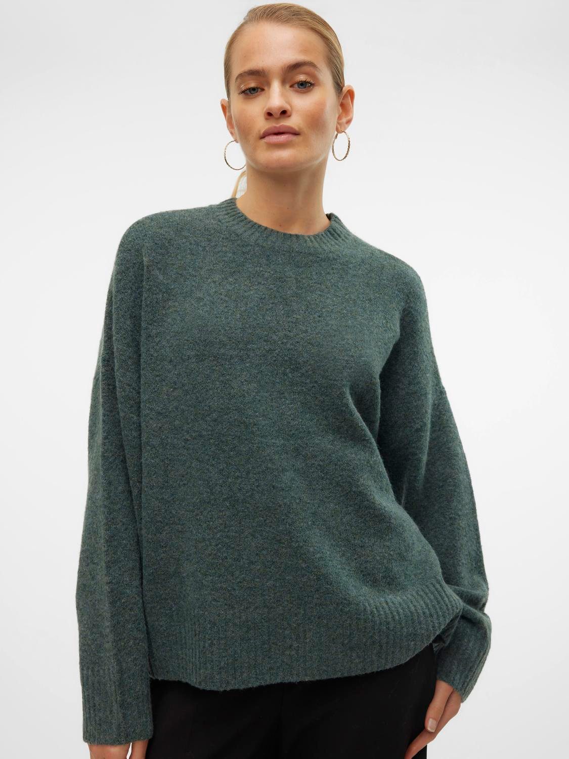 Vero Moda Gebreide trui VMBOOM LS O-NECK PULLOVER GA NOOS