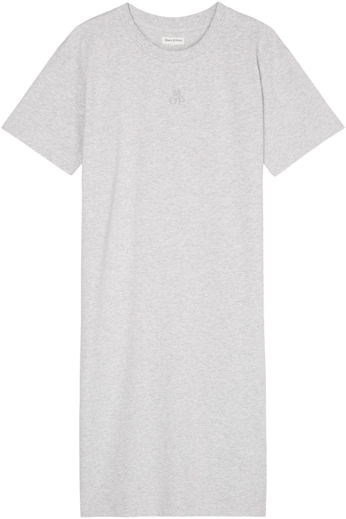 Marc O'Polo Nachthemd Heavy Jersey-Woven met hoge zijnaad-splitten
