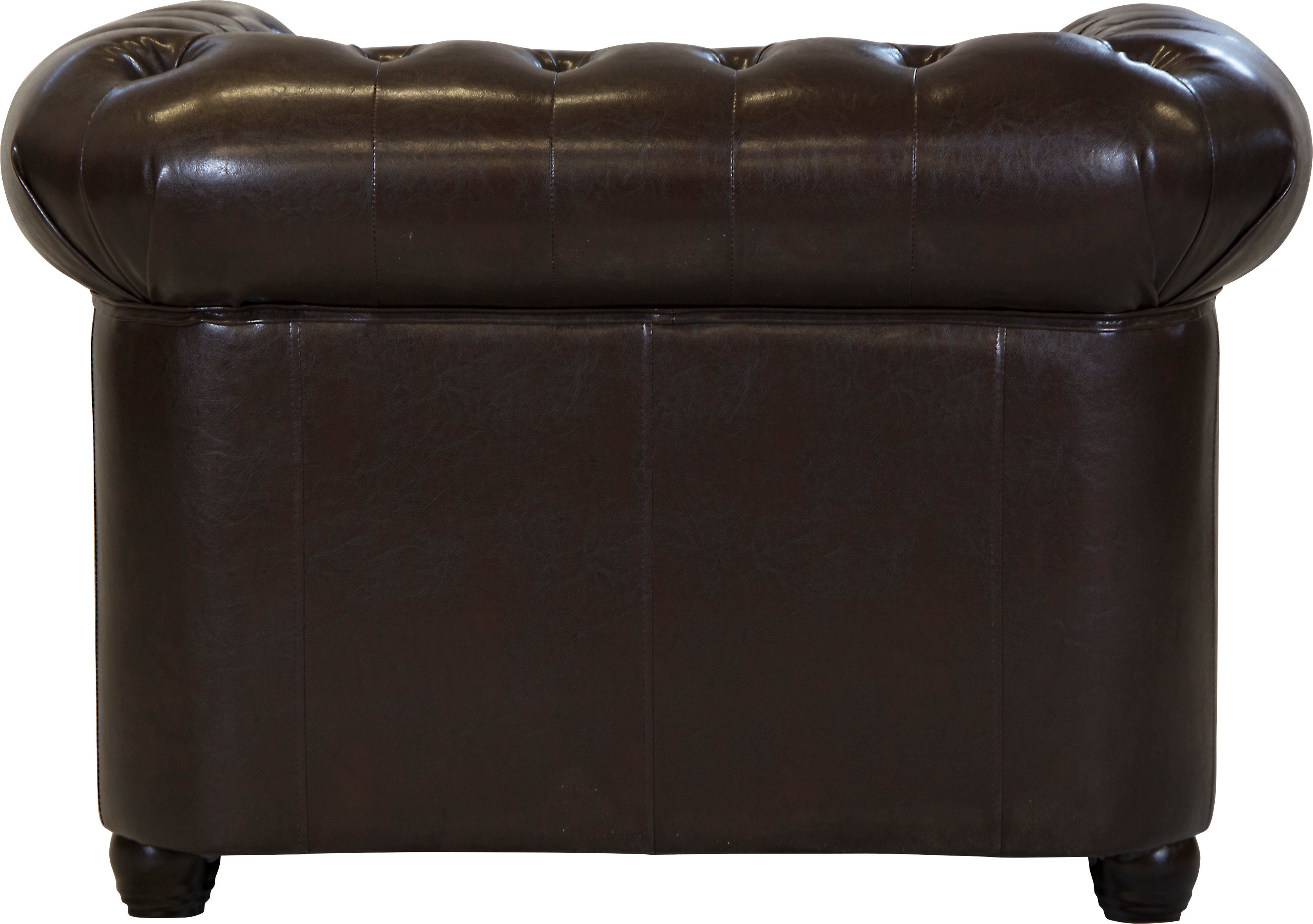 Home affaire Chesterfield-fauteuil Rysum geschikt voor de "rysum" serie b / d / h: 94/86/72 cm