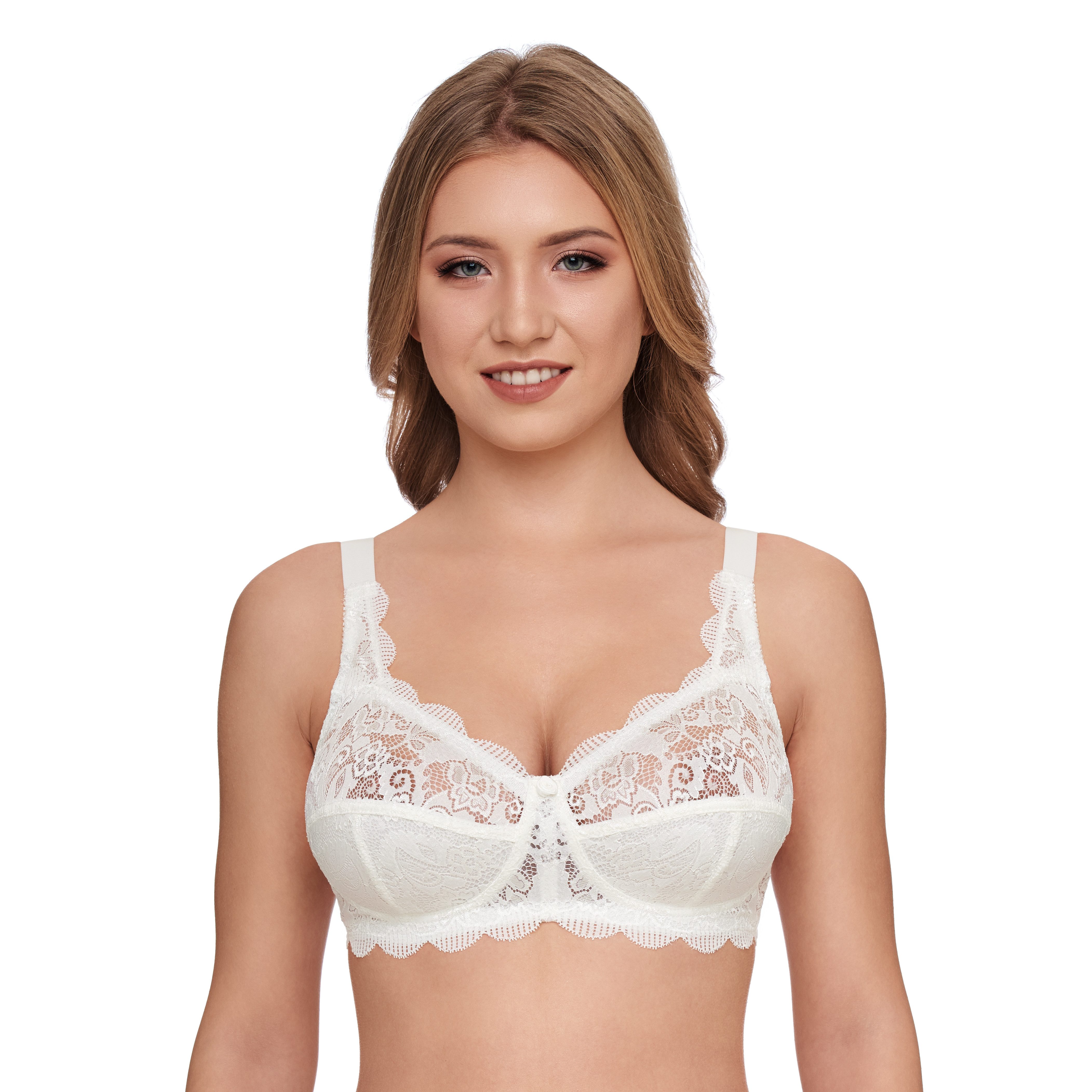Susa Beugelloze-bh BH zonder beugel Latina dames bh's zonder beugel maat 105 beige