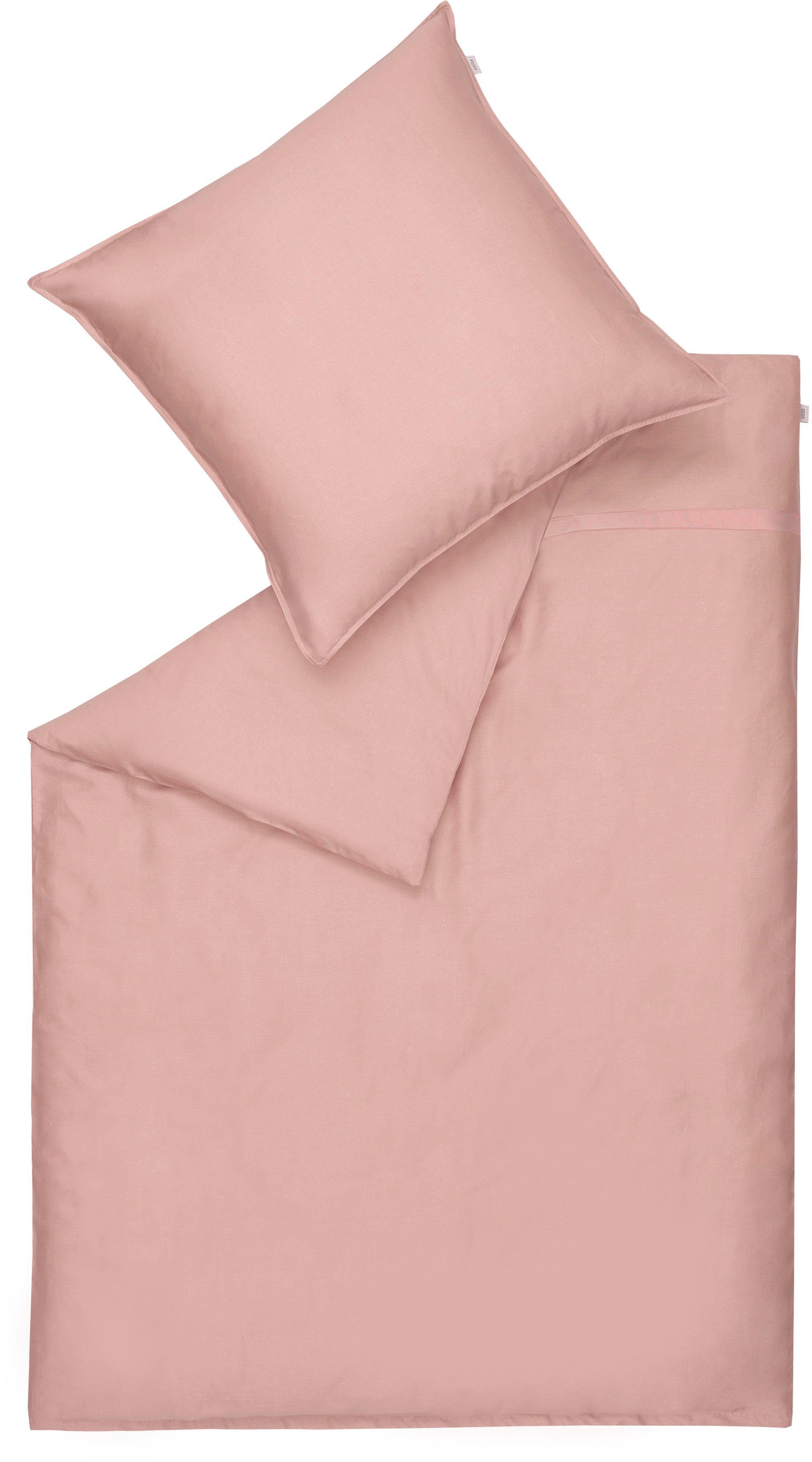 SCHÖNER WOHNEN-KOLLEKTION Beddengoed Pure in maat 135x200, 155x220 of 200x200 cm Dekbedovertrek van katoen in satijn-kwaliteit, unikleurige dekbedovertrek