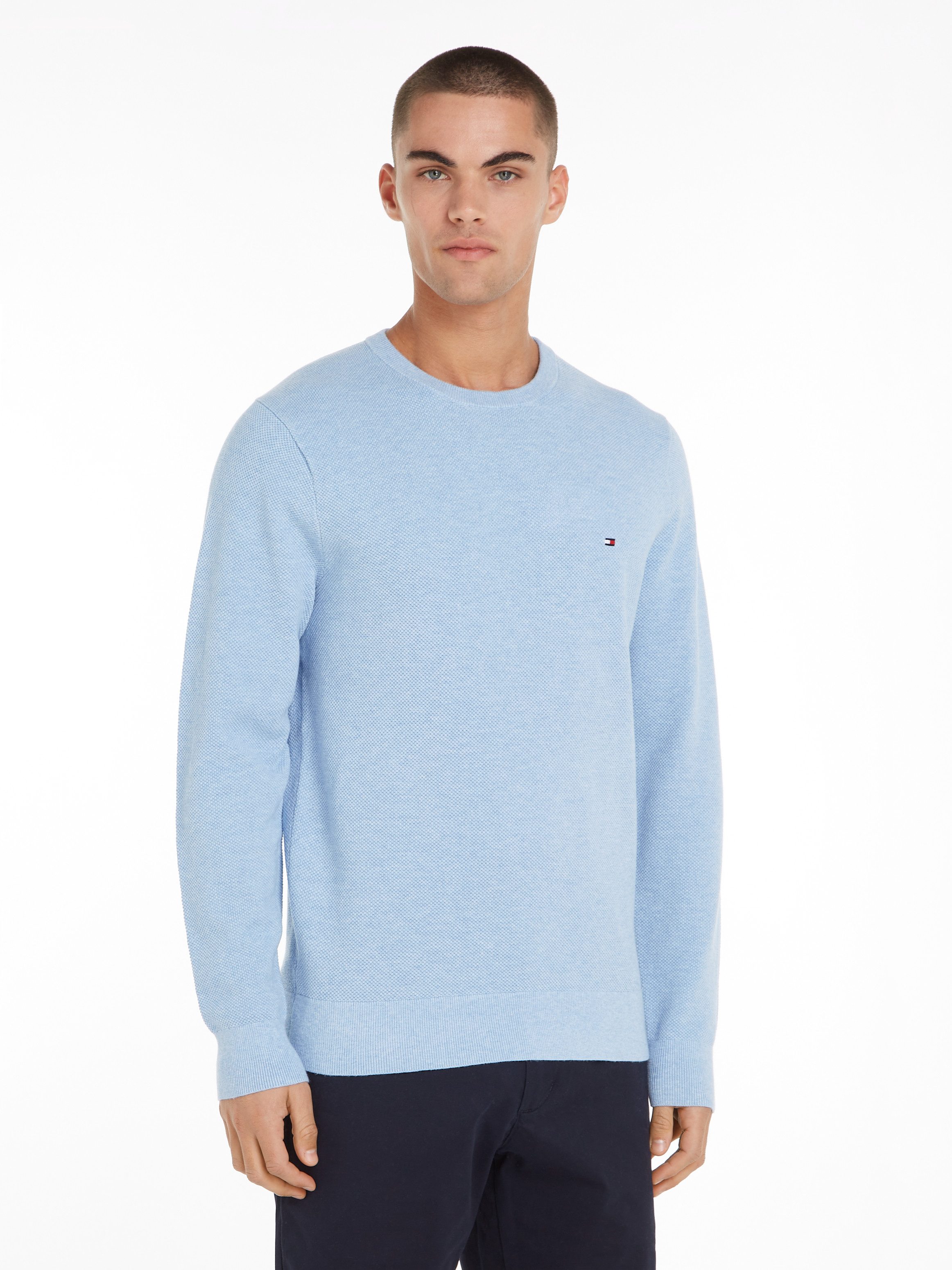 Tommy Hilfiger Trui met ronde hals ESSENTIAL STRUCTURE CREW NECK