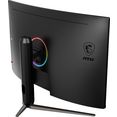 msi curved-gaming-monitor optix ag321cqr, 80 cm - 31,5 ", wqhd zwart