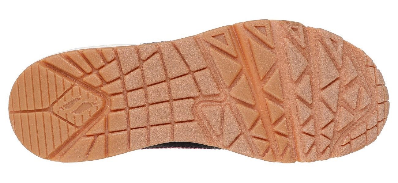 Skechers Sneakers UNO-LUXURIOUS STITCHES , wedge sneaker, plateau sneaker met skech-air functie