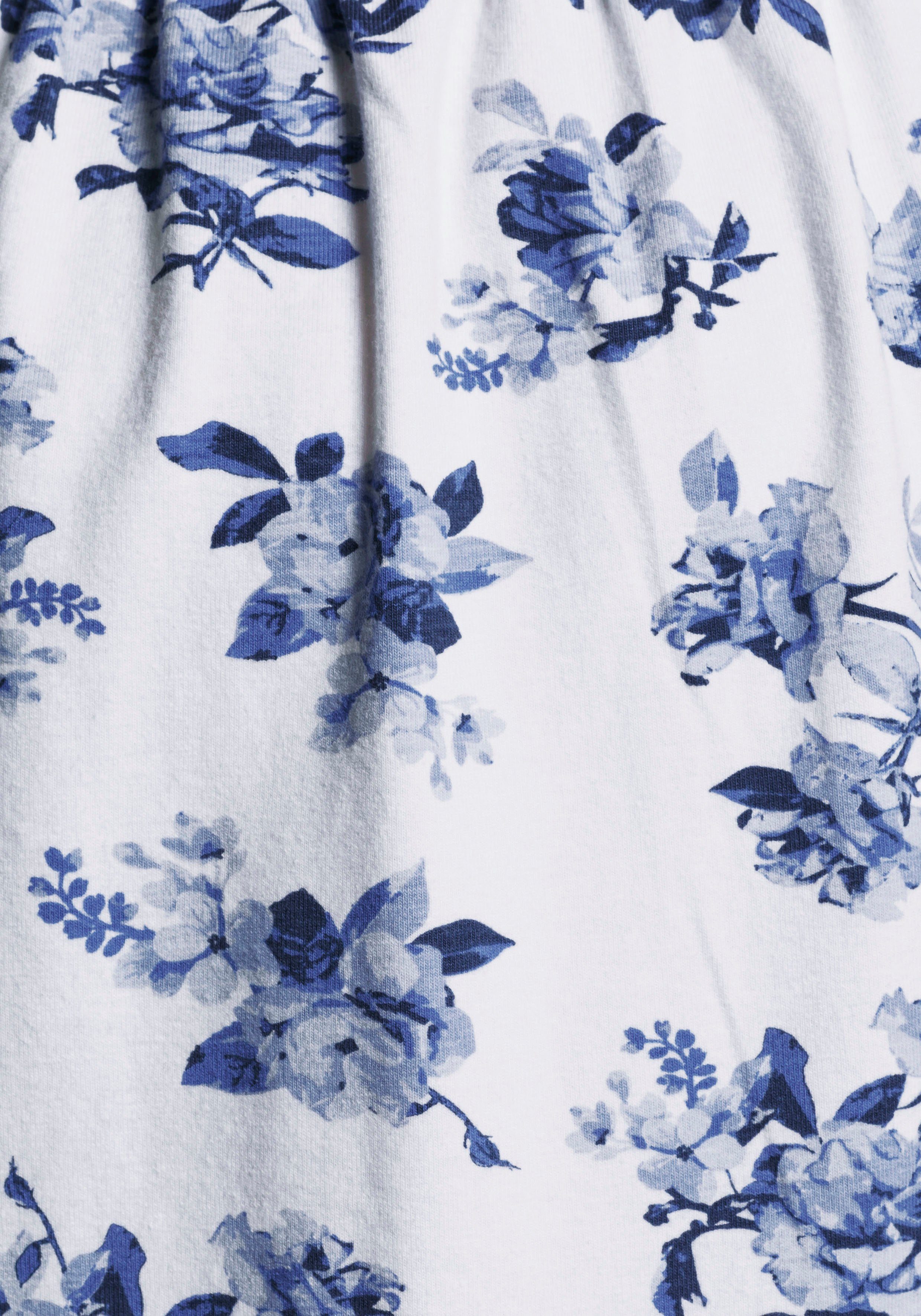 KangaROOS Shirt met carmenhals Kangaroos Meisjes Korte mouwen, dynamische pasvorm, allover print, carmenuitsnijding