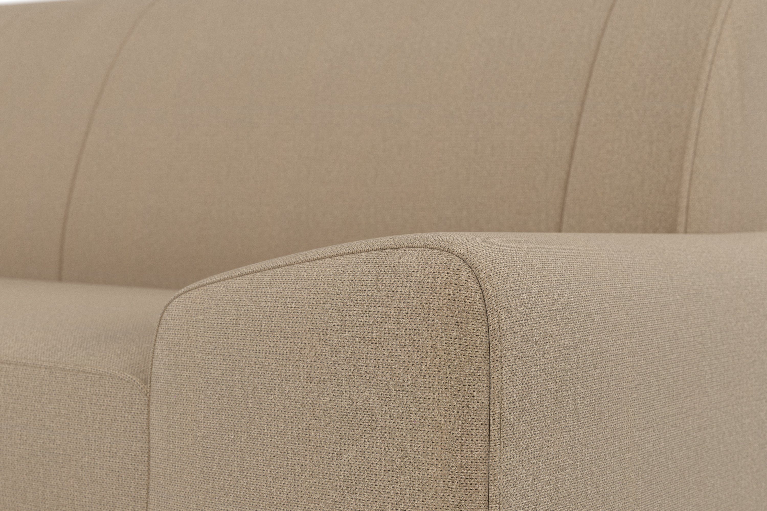 DOMO collection Hoekbank Anzio L-vorm, met bedfunctie, bonnellvering, hoogwaardig, breedte 271 cm