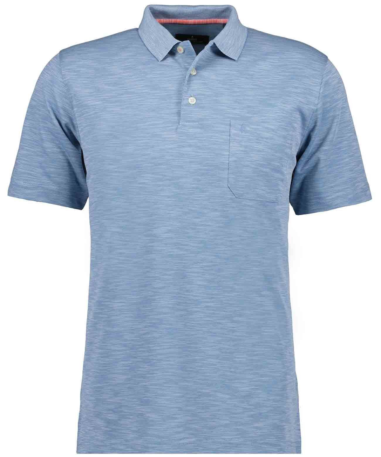 RAGMAN Poloshirt heren t-shirts maat M blauw